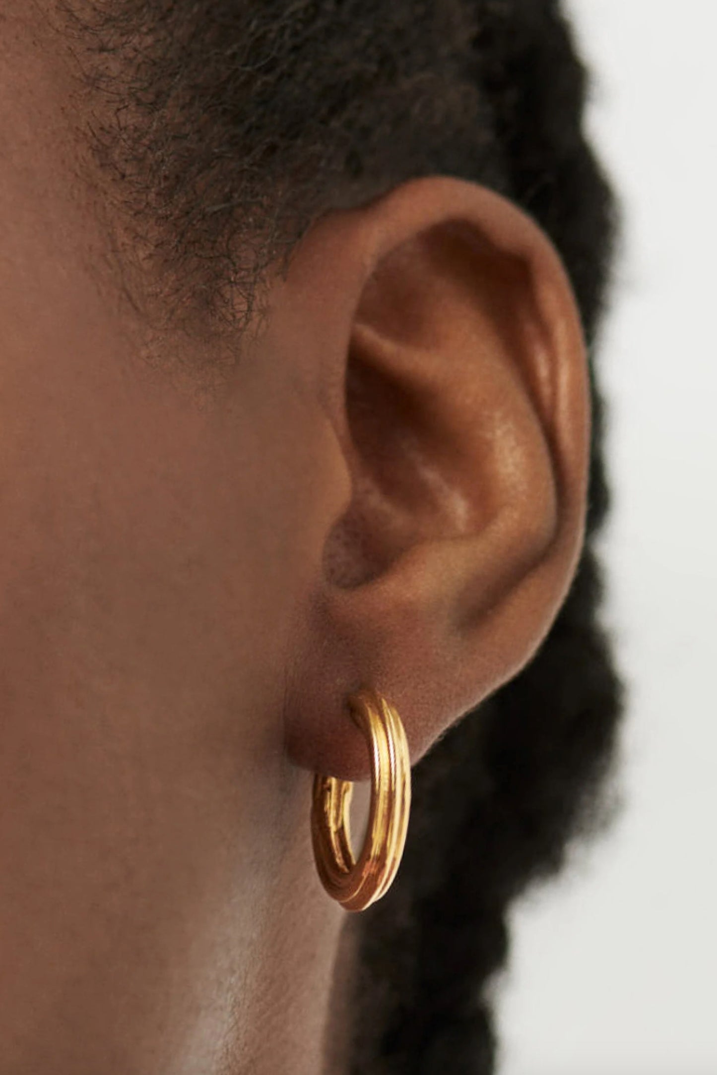 Ridge Small Hoop Earrings