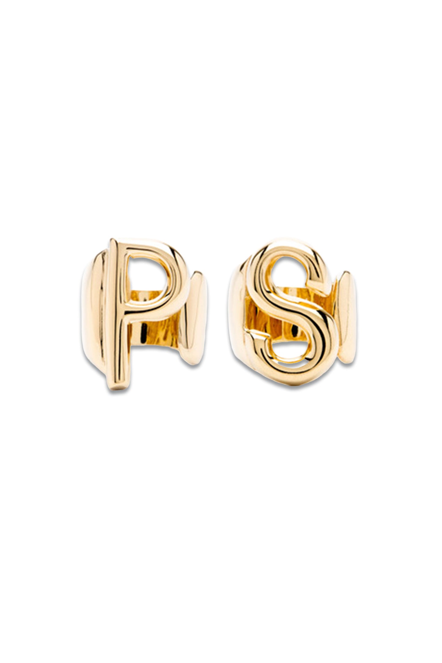 Gold Alphabet Letter Rings- PS