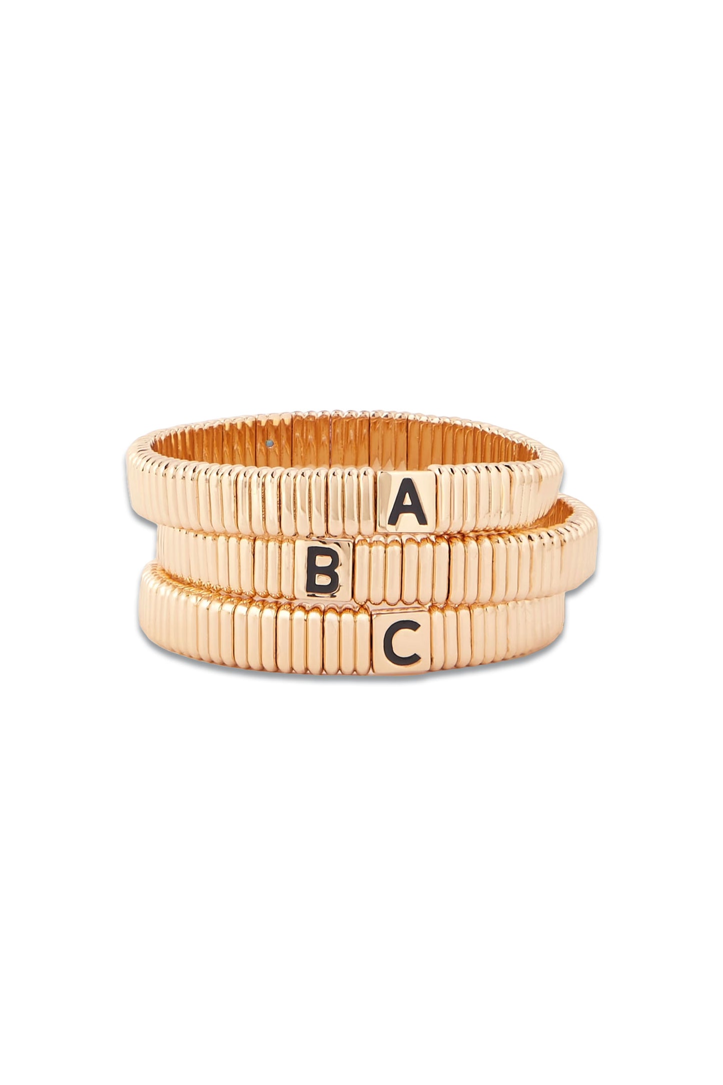 Alphabet Gold-tone Bracelet