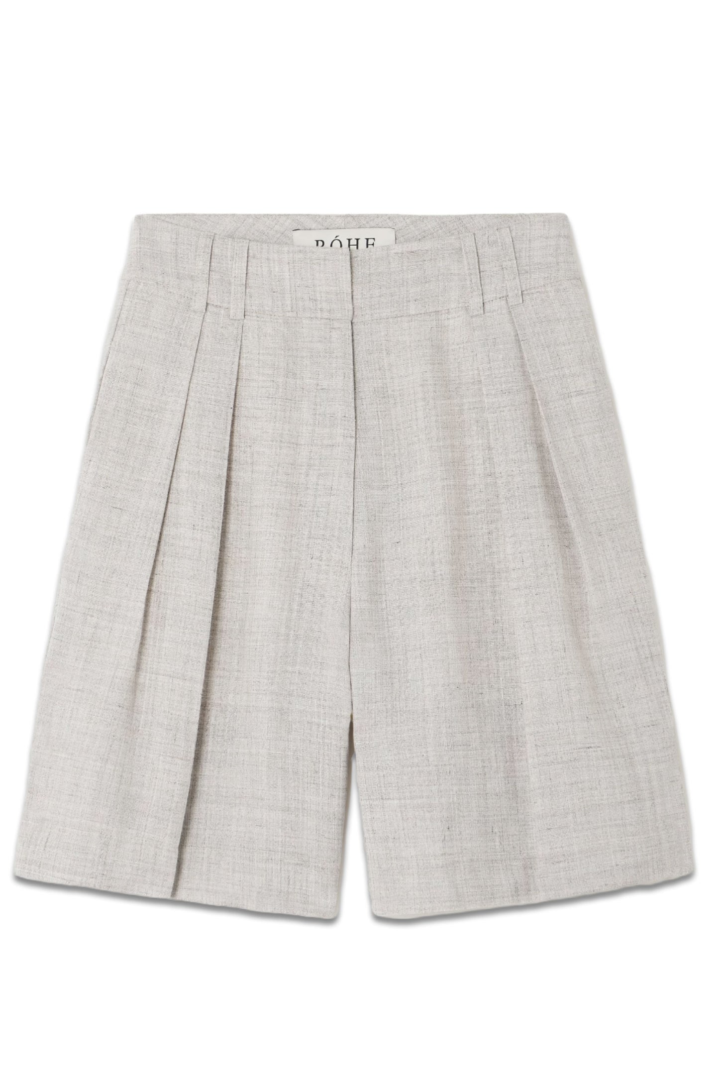 Pleated Woven Shorts