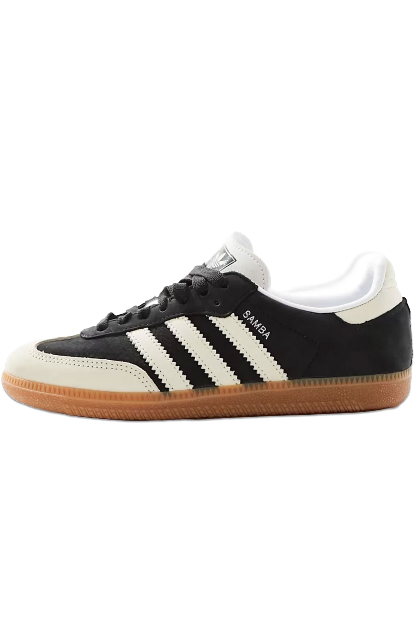 Adidas Originals Samba OG Trainers In Black And Beige Suede