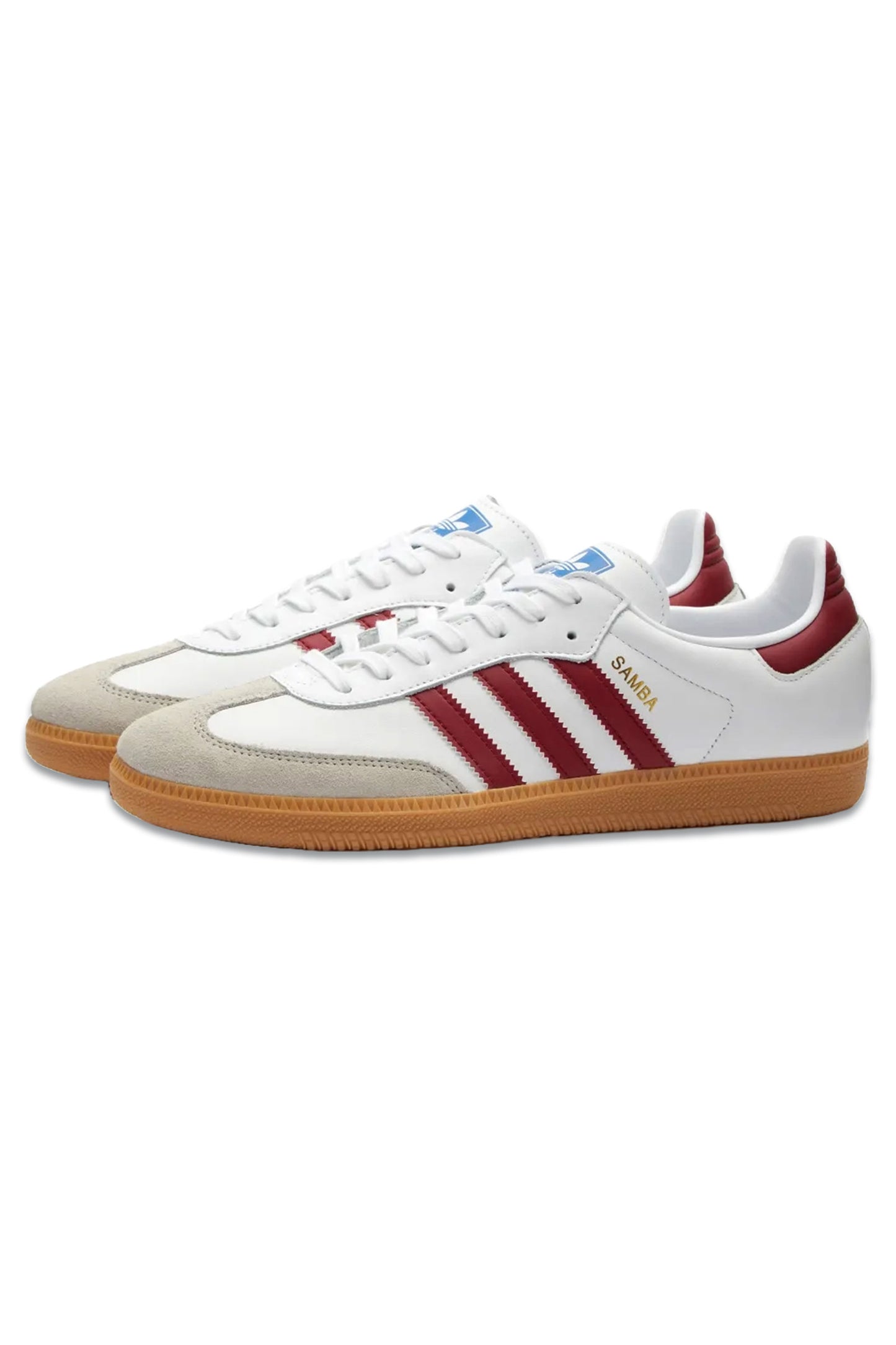 Samba OG Trainers In White And Burgundy