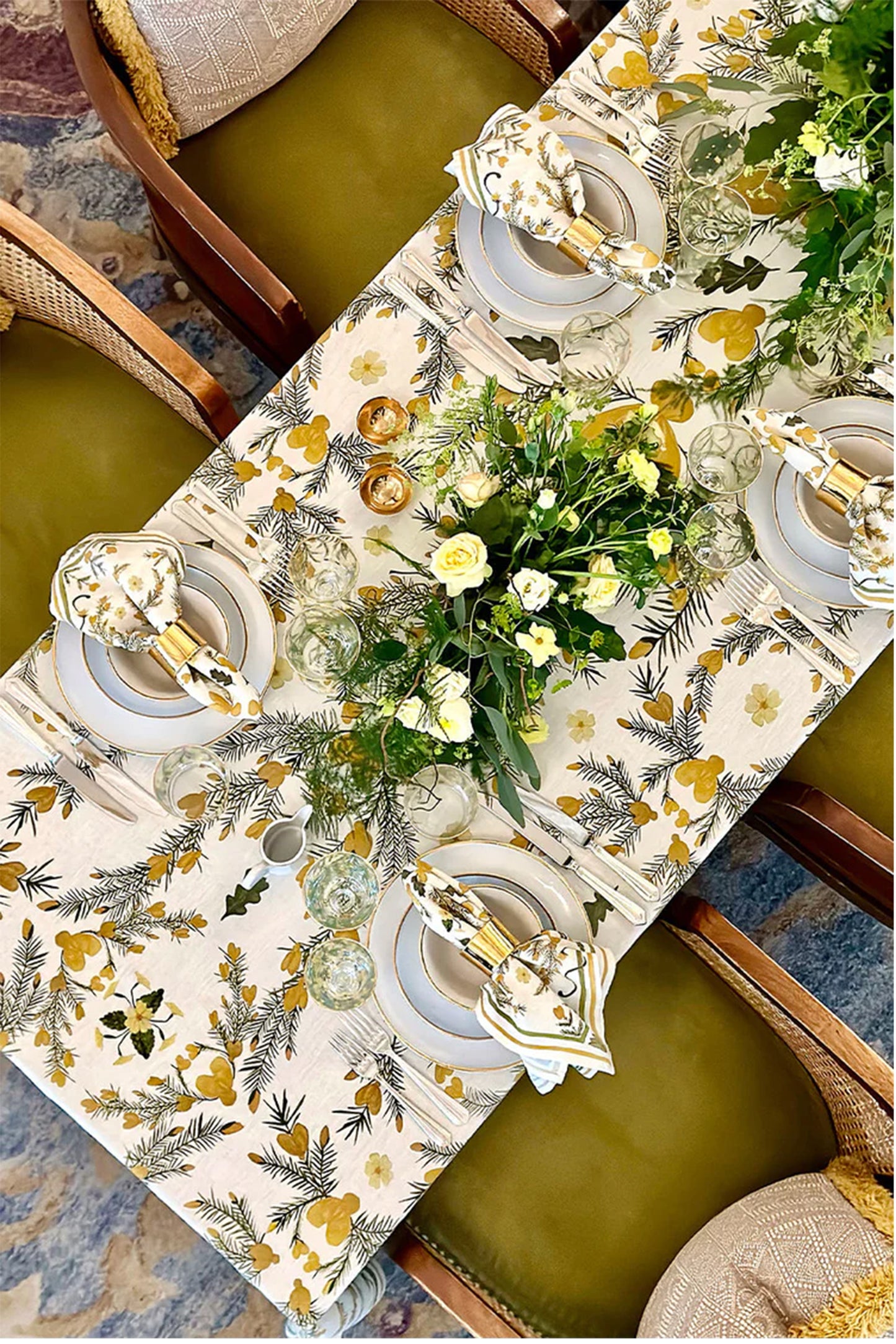 S&B x Gleneagles Linen Tablecloth