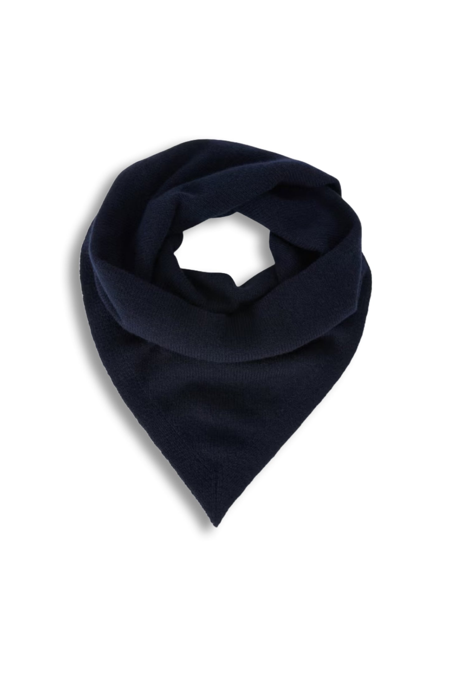 Wool Blend Knit Bandana Scarf