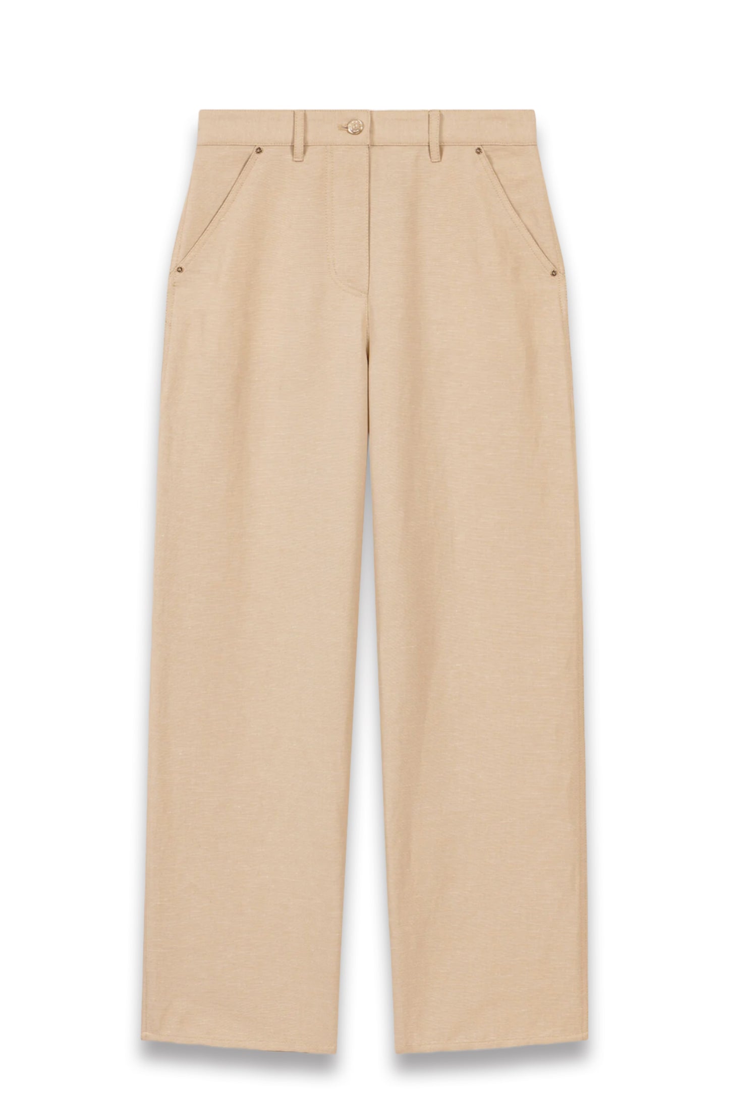 Linen and Cotton Suit Trousers