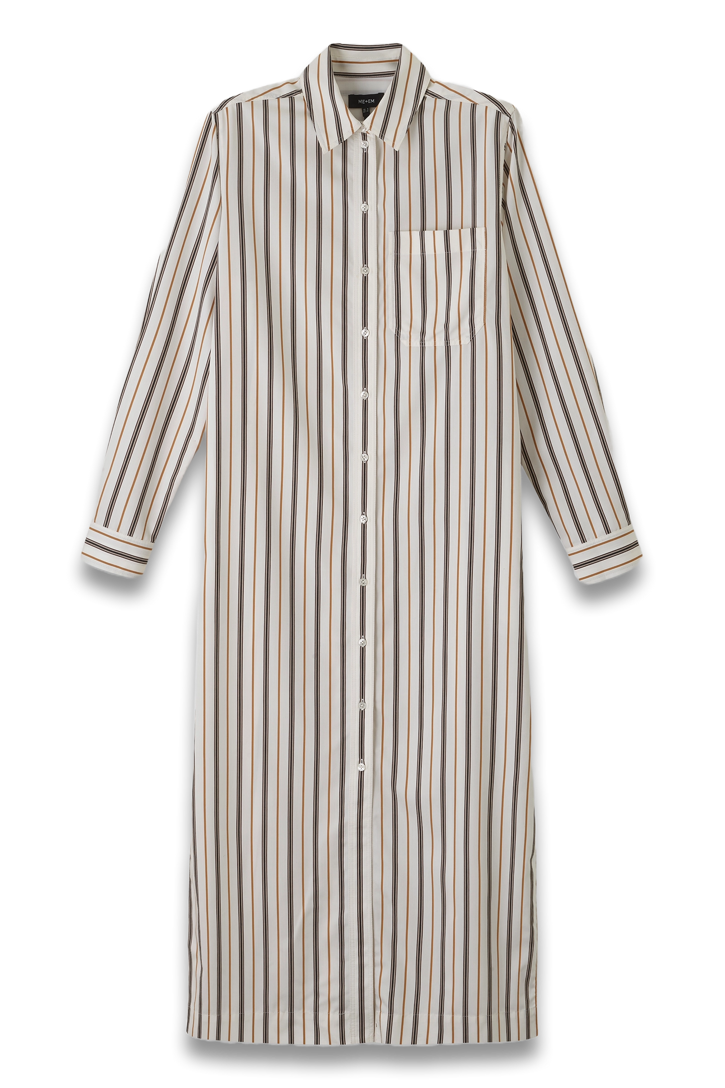 Fluid Maxi Shirt Dress