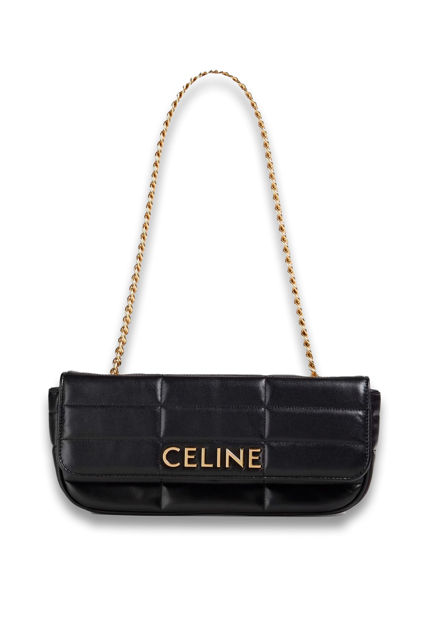 Quilted leather shoulder bag