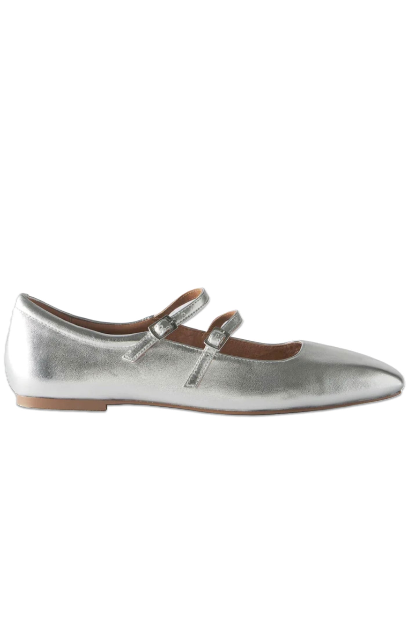 Silver Ballet Pumps