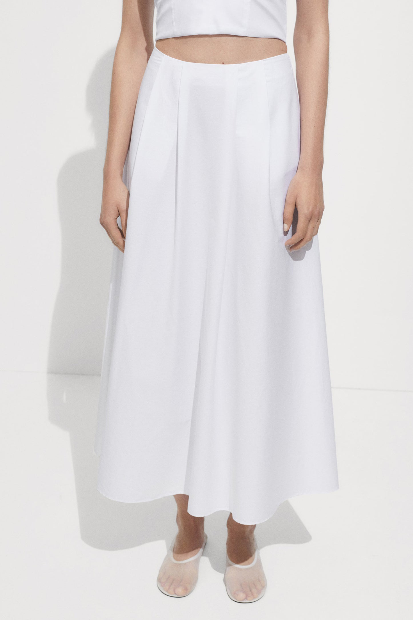 Long Flared Skirt