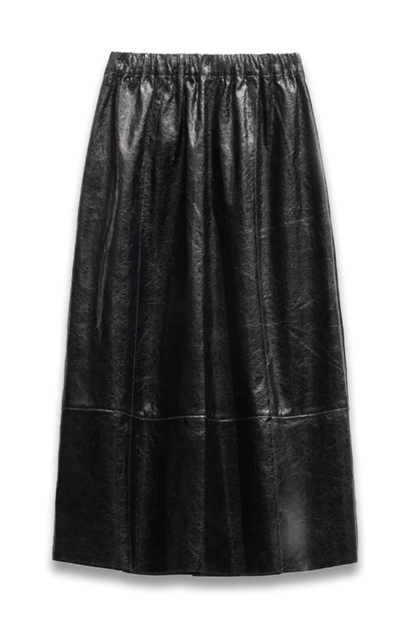 Crackled Patent Skirt