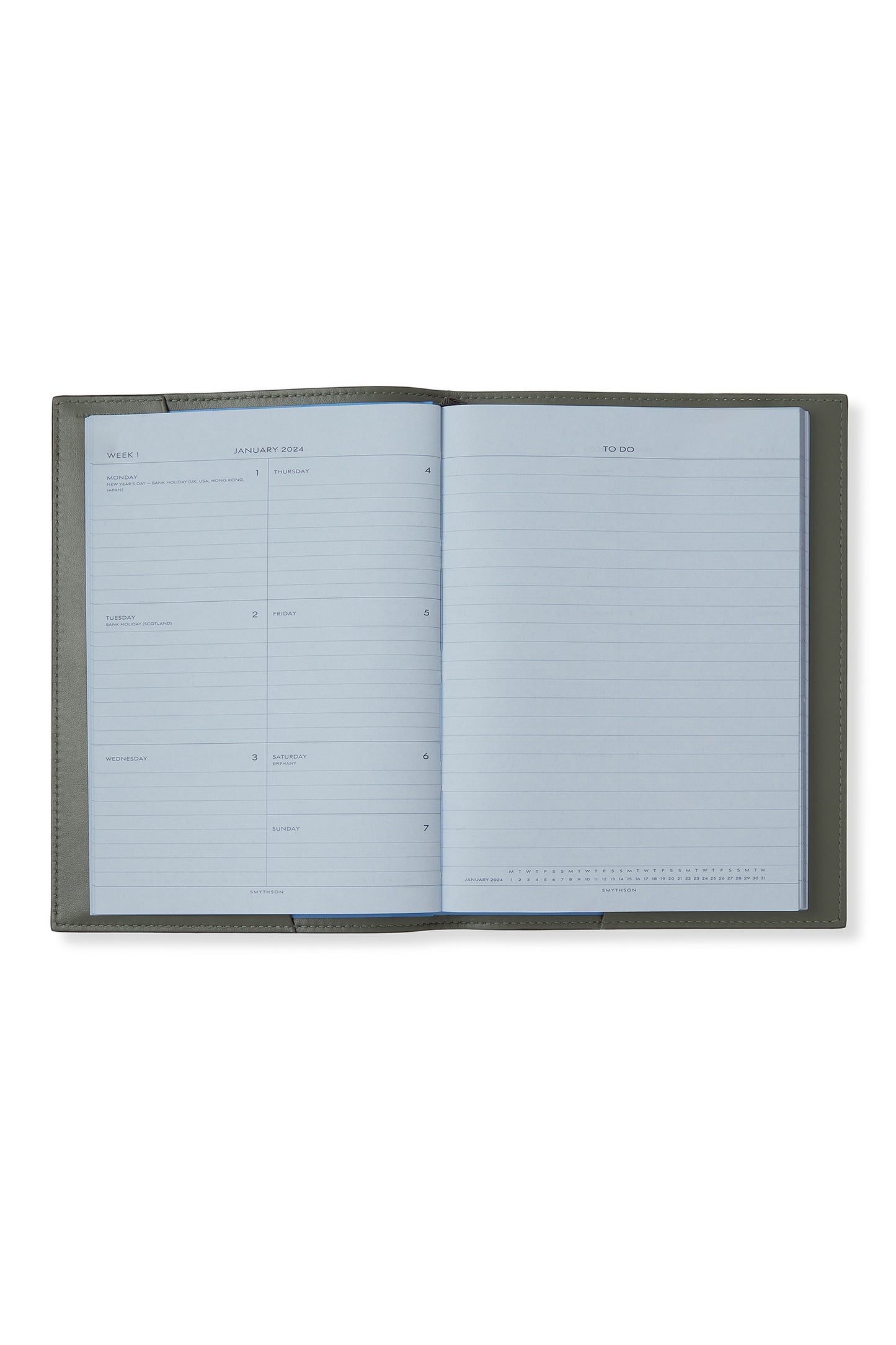 Evergreen Refillable Diary in Ludlow