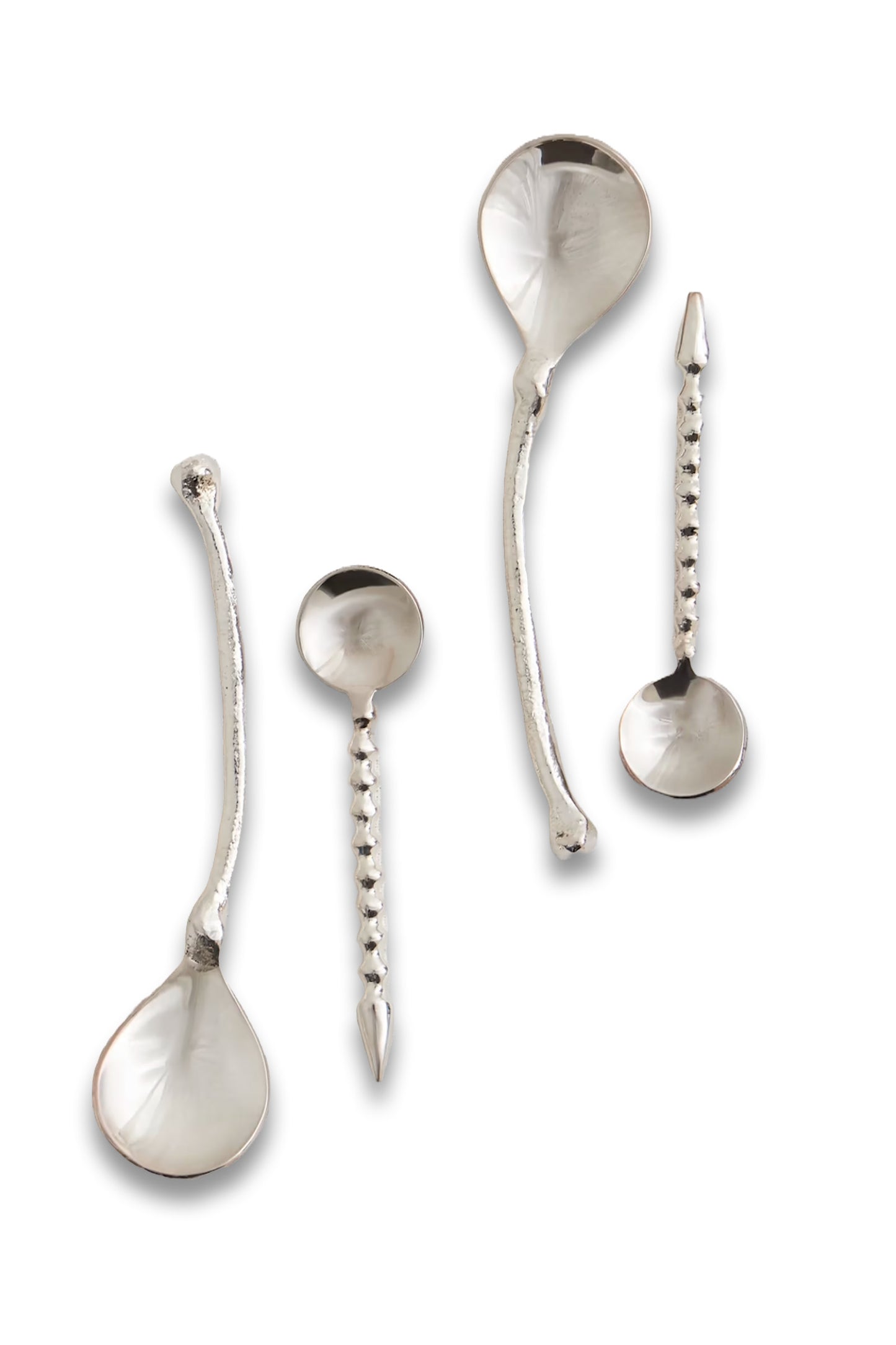 The Totemic Devotion set of four silver-plated dessert spoons