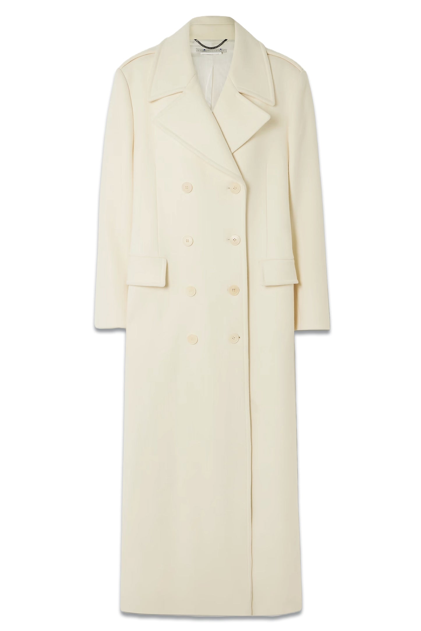 + NET SUSTAIN Oversized Double-breasted Wool Coat
