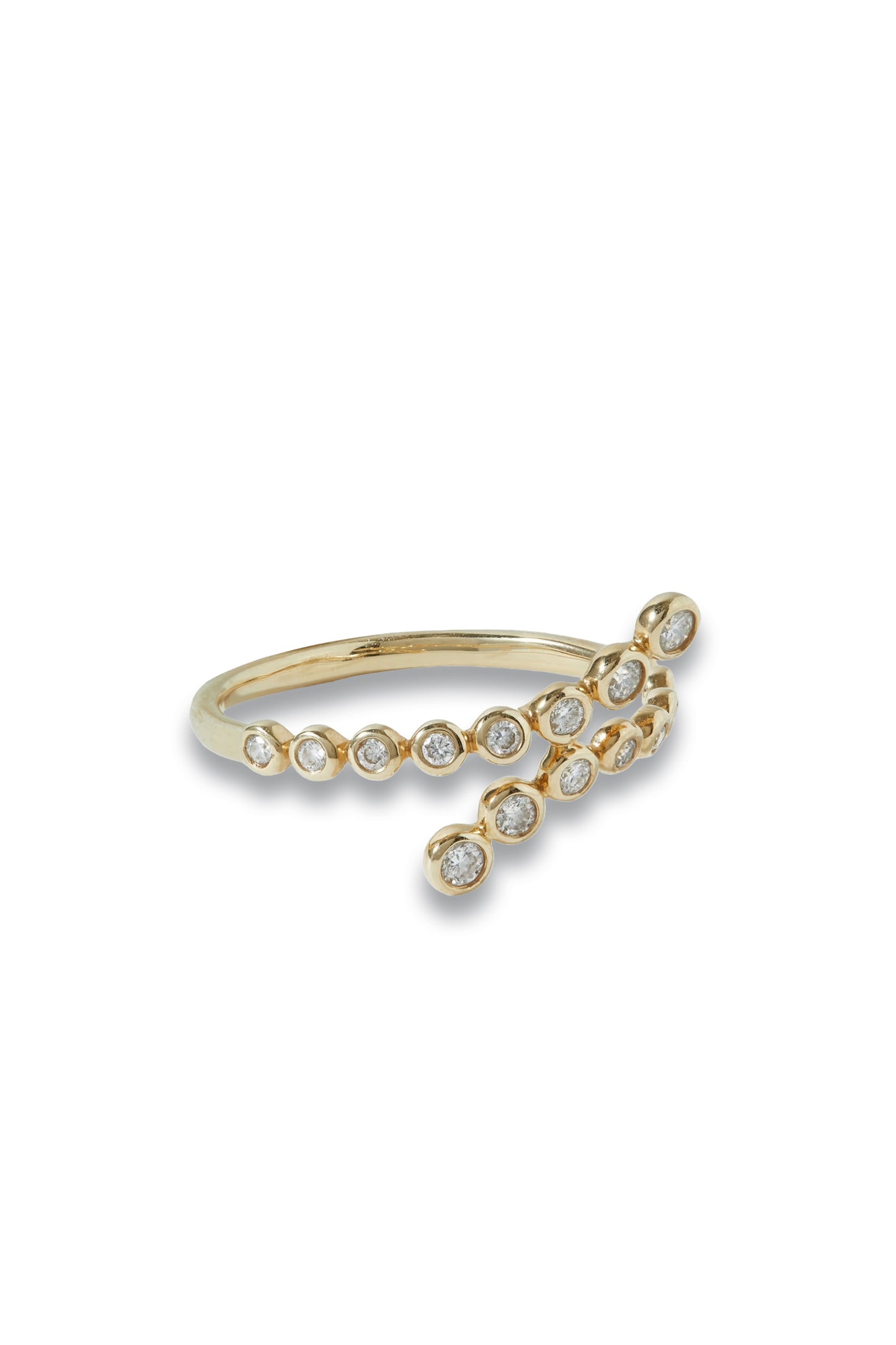 10-karat gold diamond ring