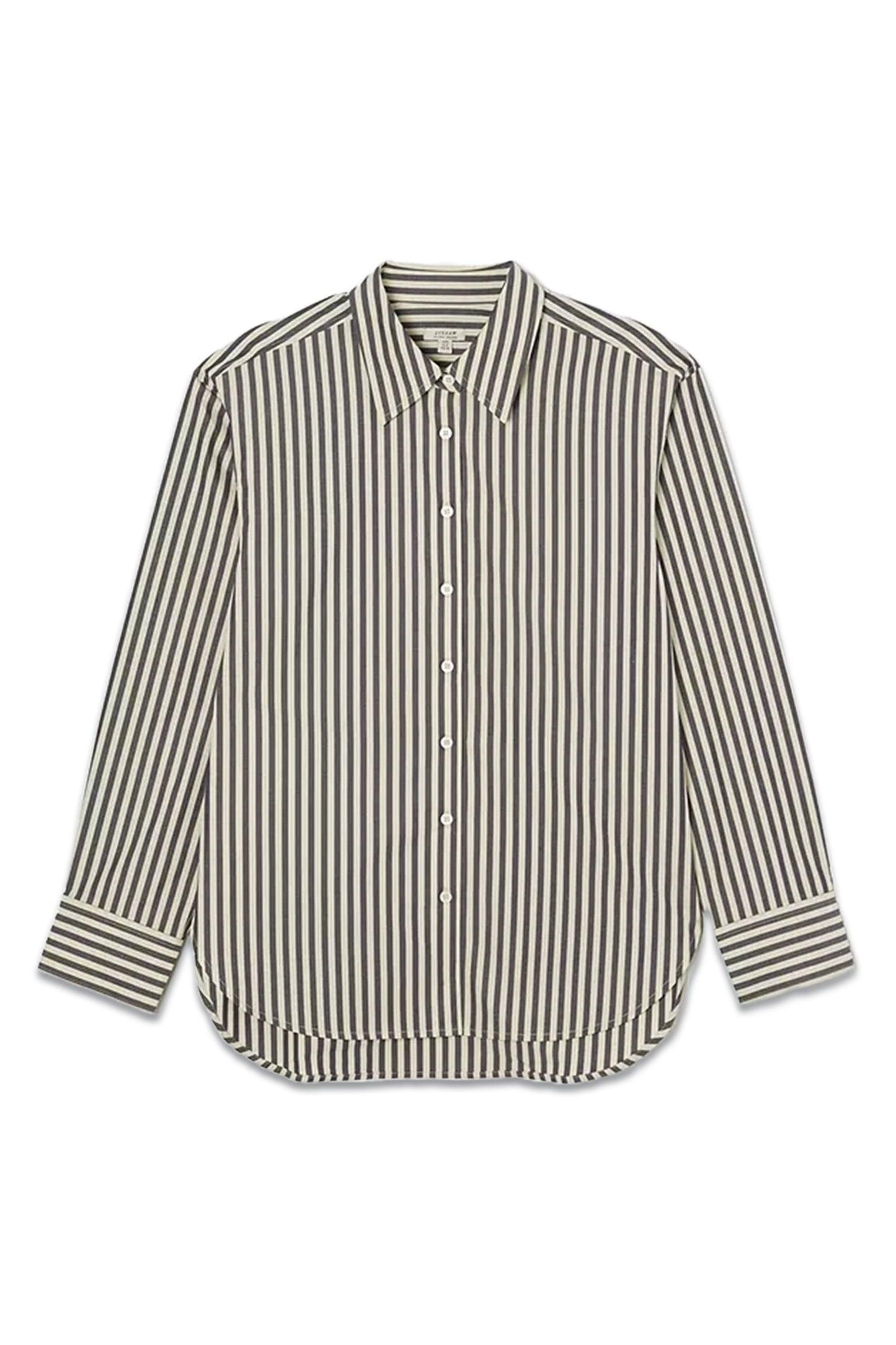 Poplin Stripe Cotton Shirt