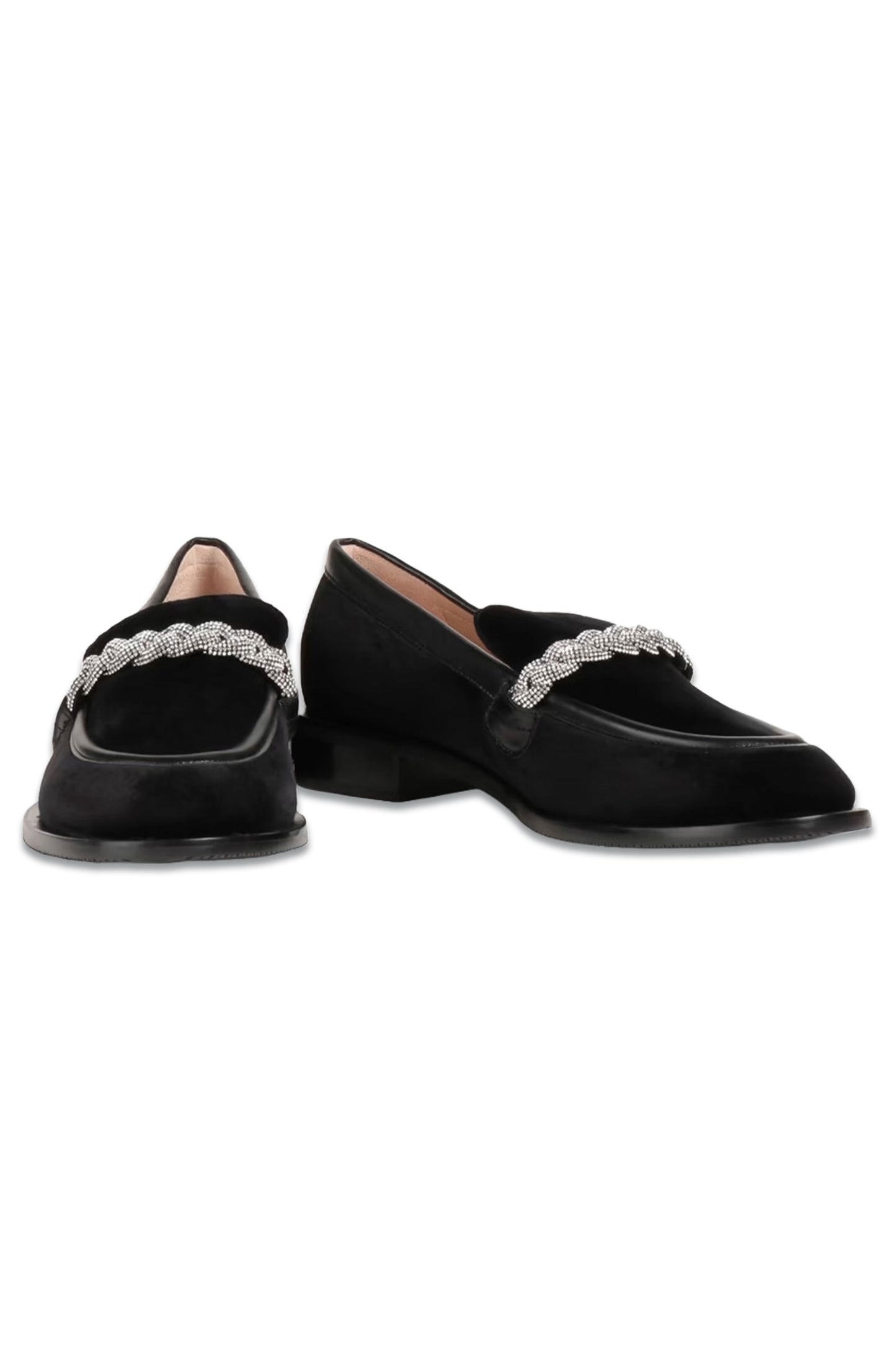 Palmer Crystal-embellished Velvet Loafers