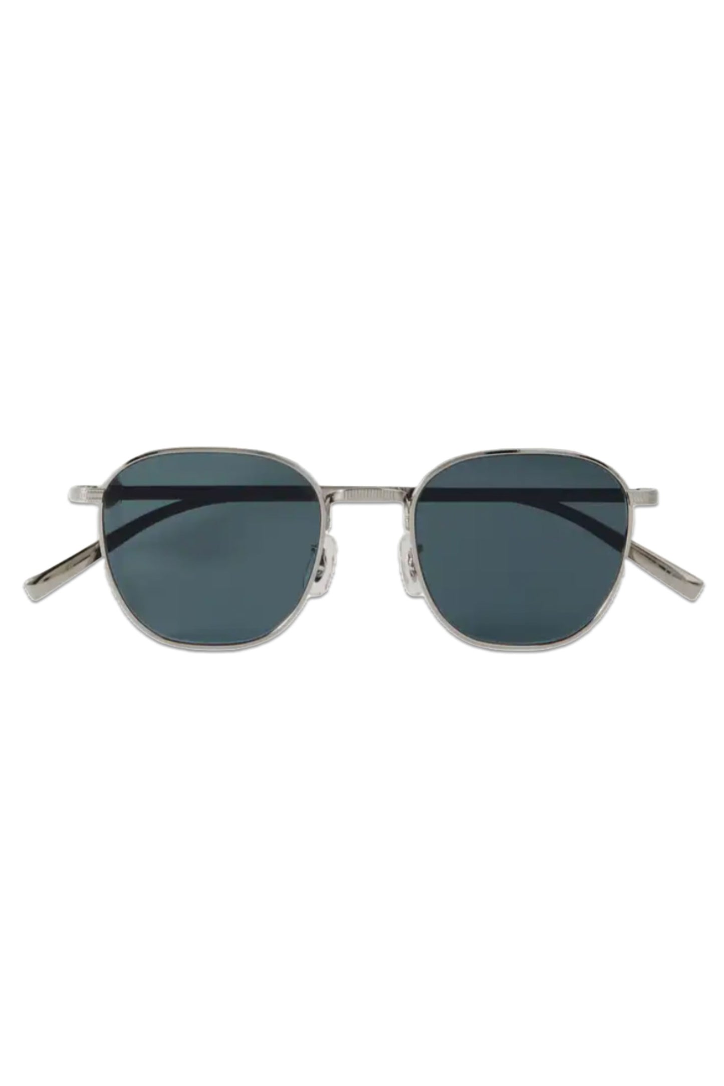 Rynn Round-Frame Silver-Tone Sunglasses
