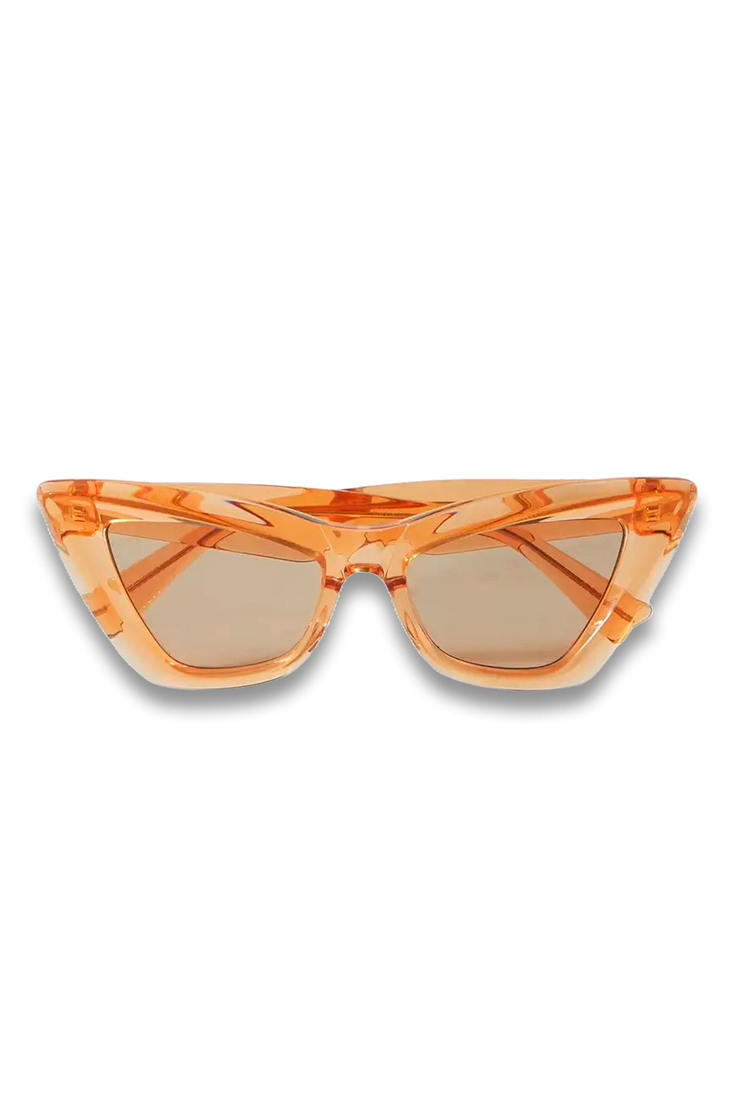 Edgy cat-eye recycled-acetate sunglasses