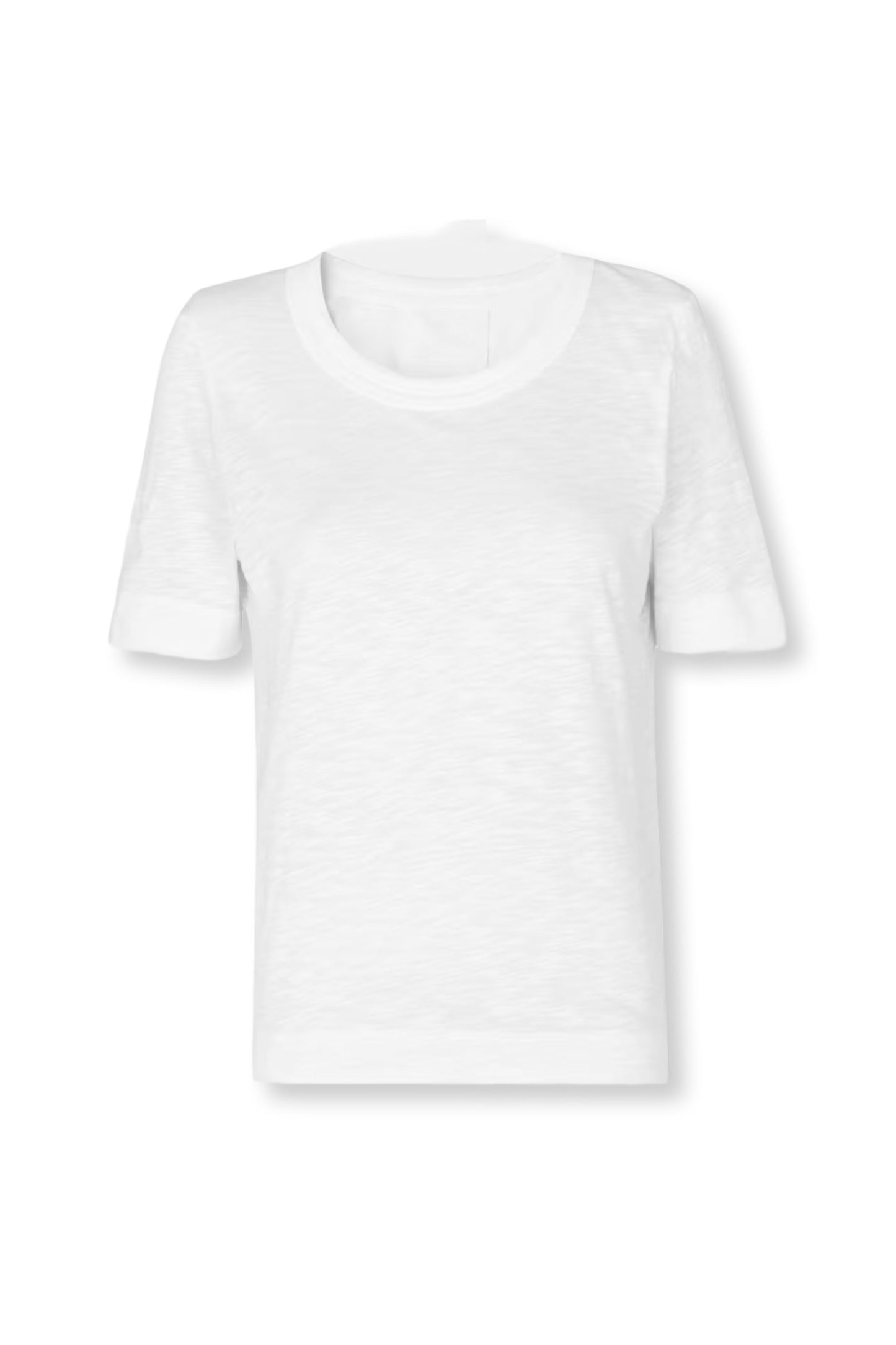 White Rosa Double Trim T-Shirt