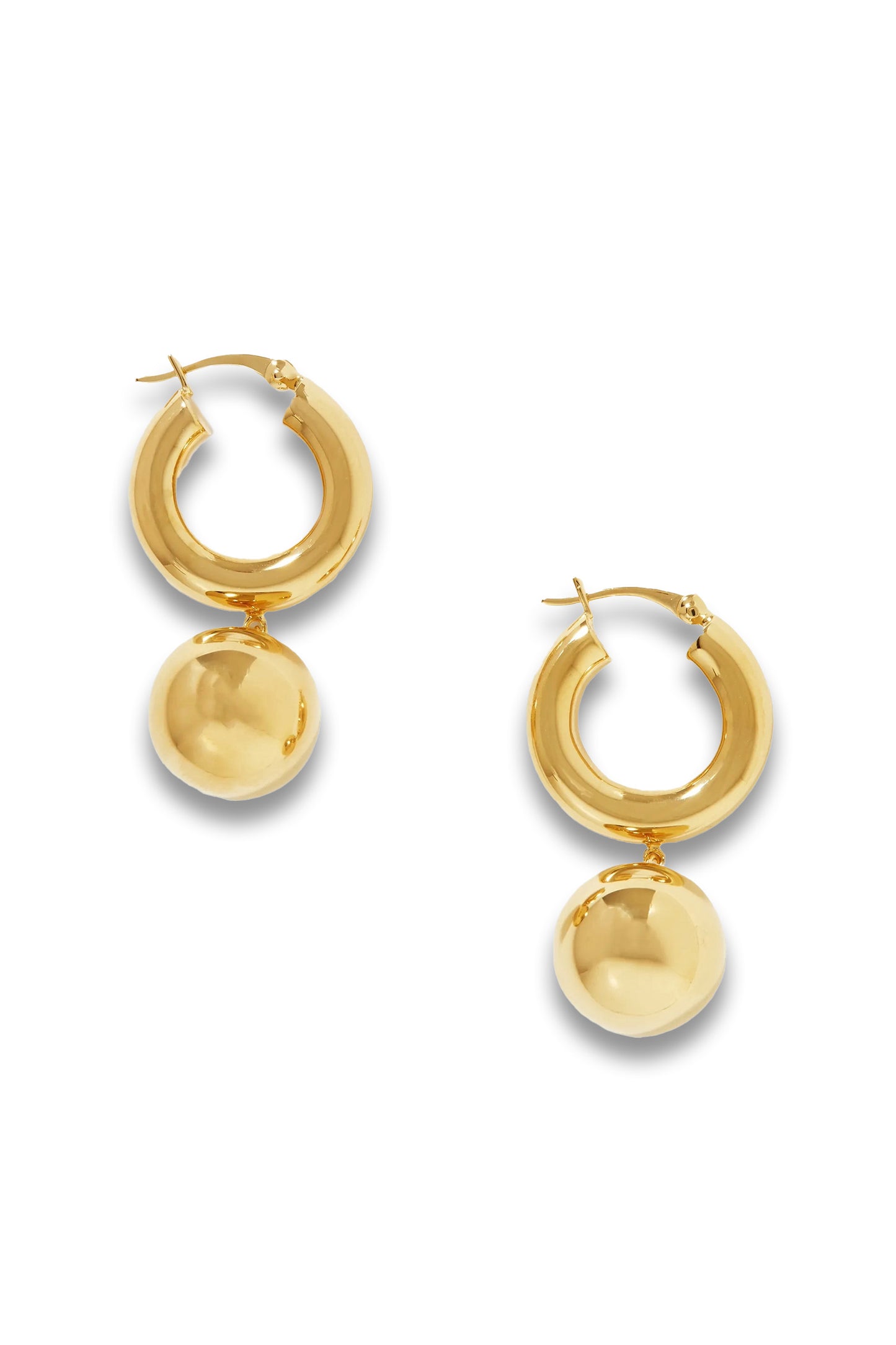 The Marie Gold-Plated Hoop Earrings