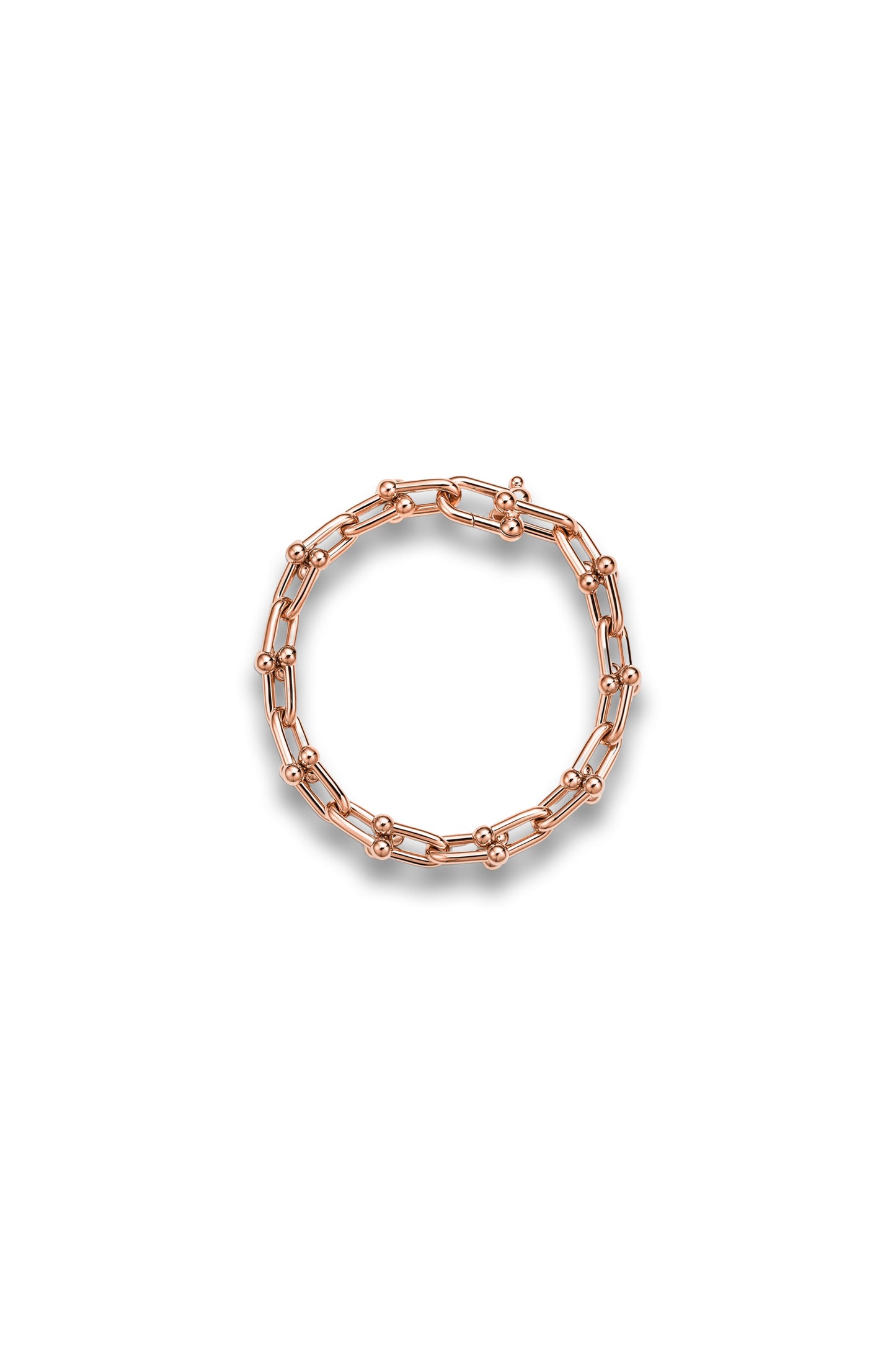 Medium Link Bracelet in Rose Gold