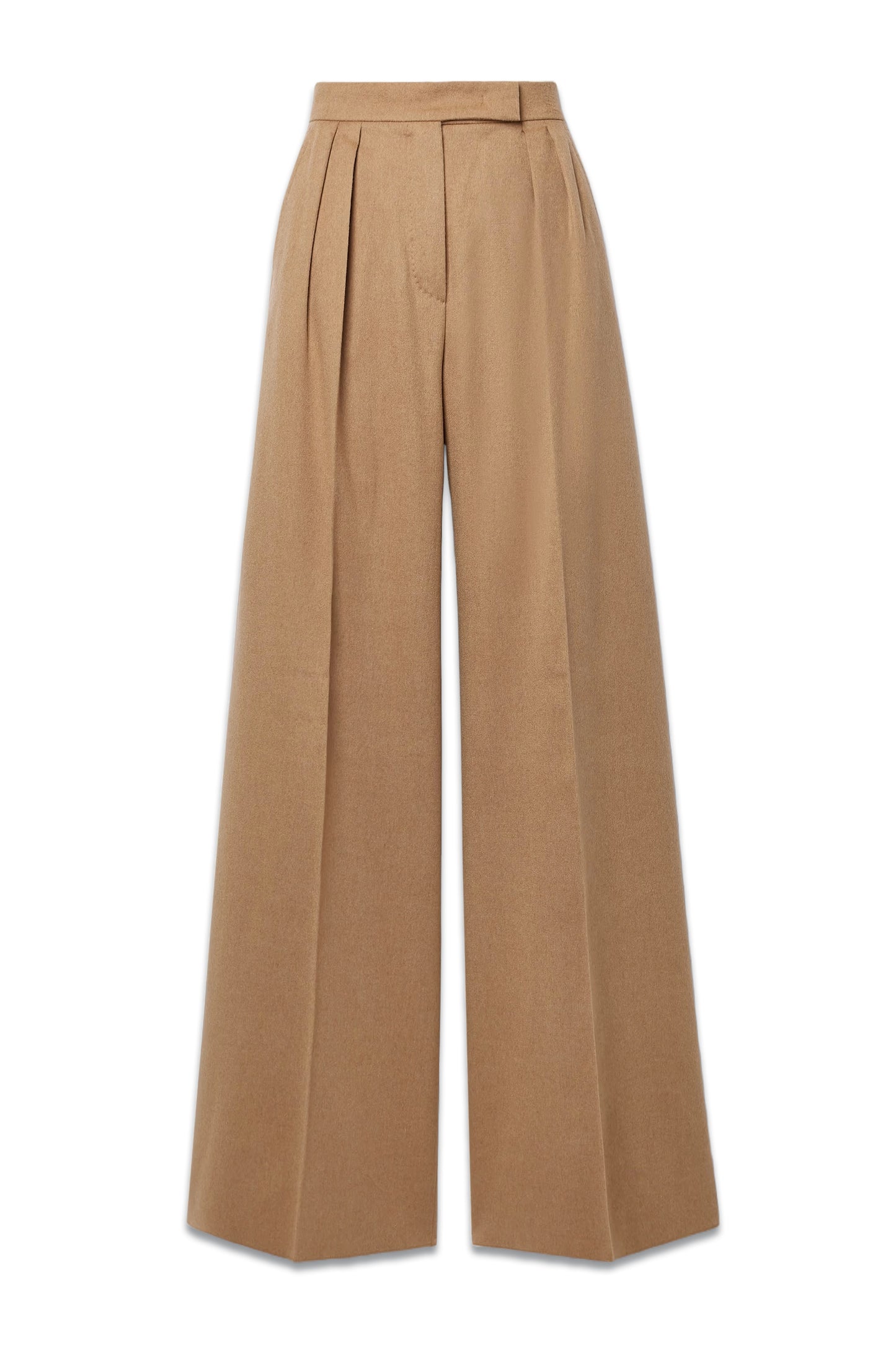Werther Pleated Wool-flannel Wide-leg Pants
