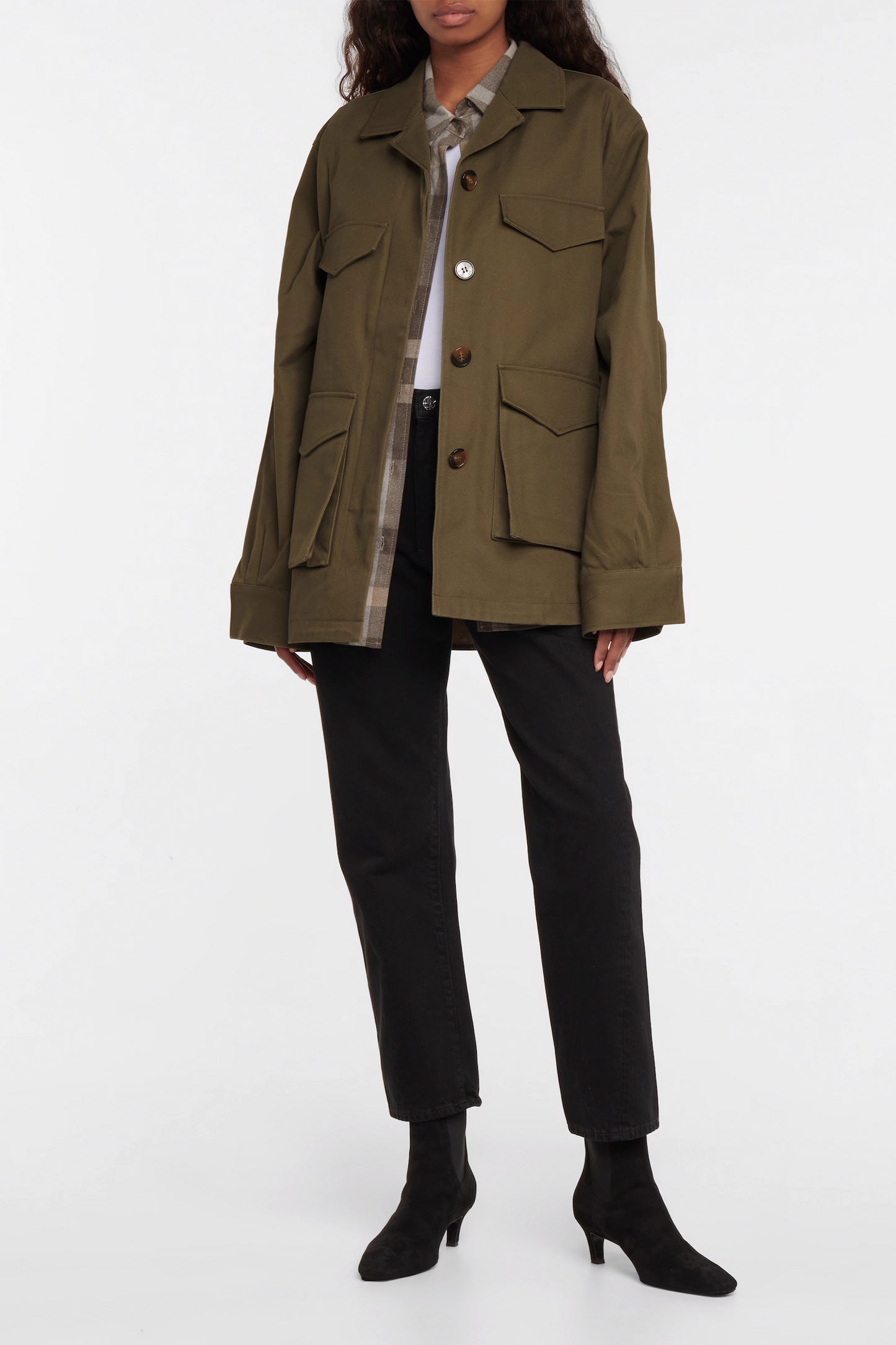 Cotton cargo jacket