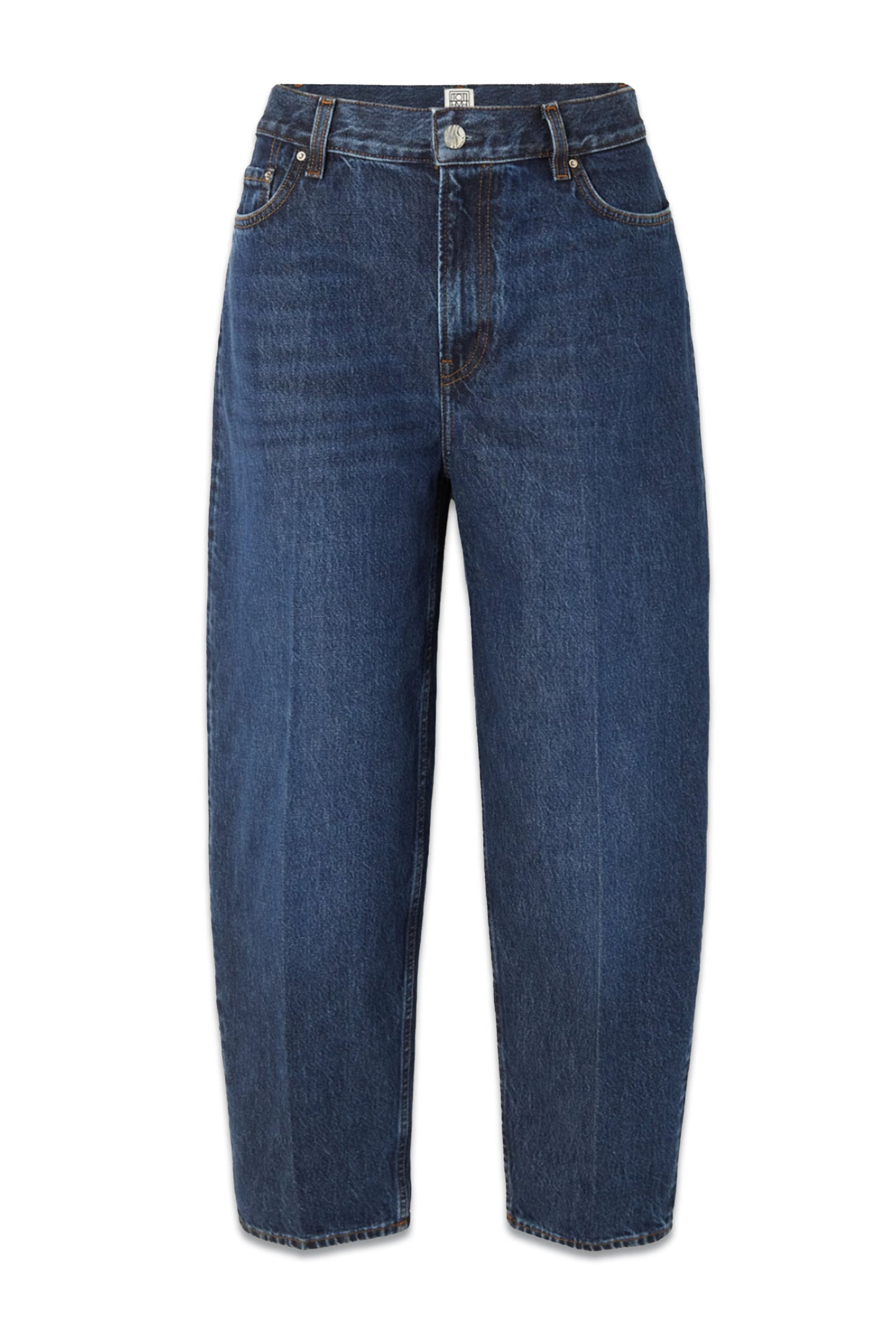 High-rise Tapered Organic Jeans