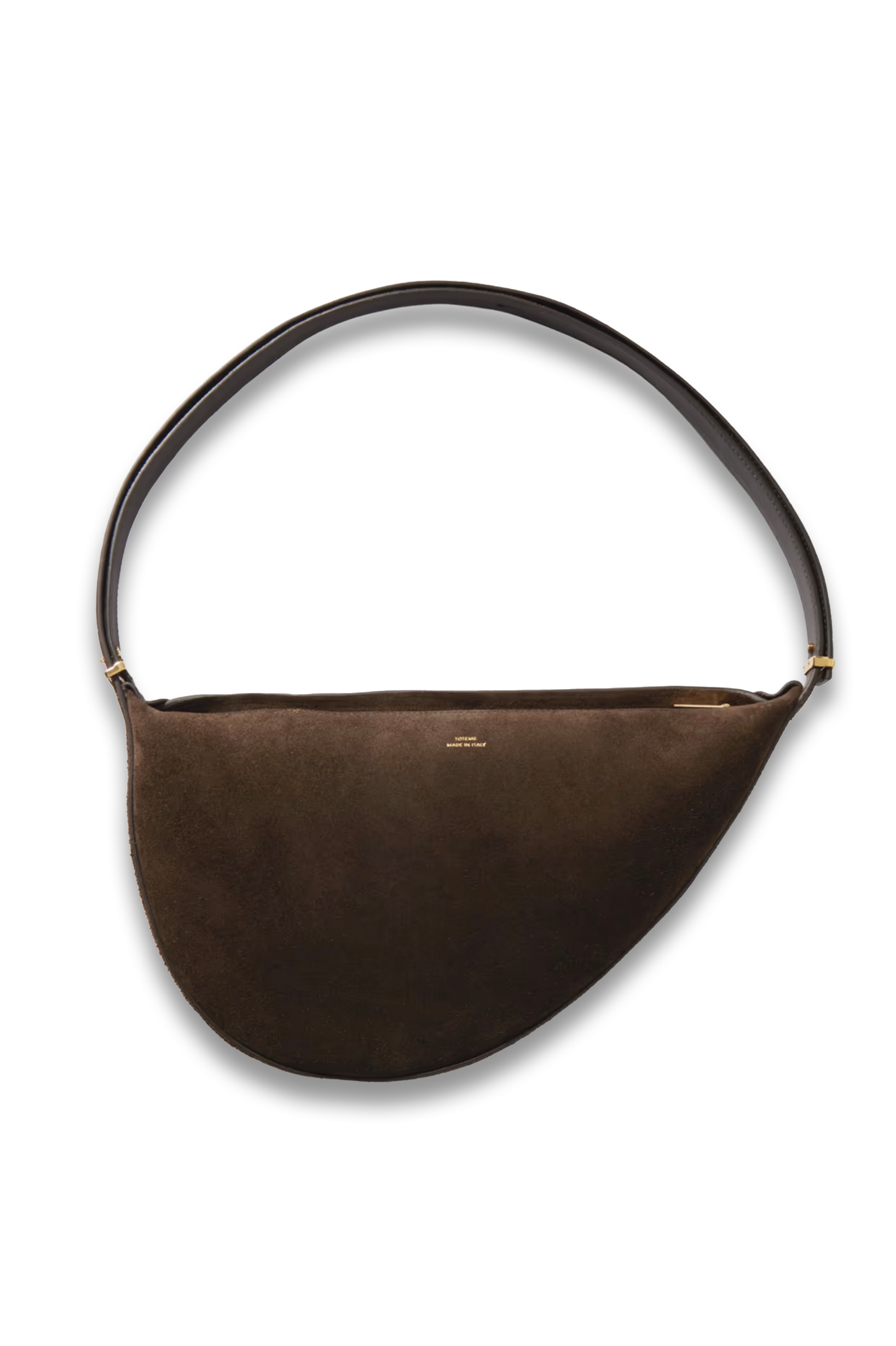 Suede shoulder bag