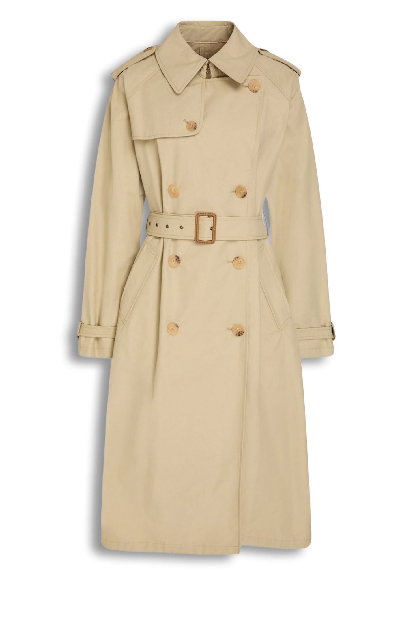 Tanner Belted Cotton-blend Sateen Trench Coat