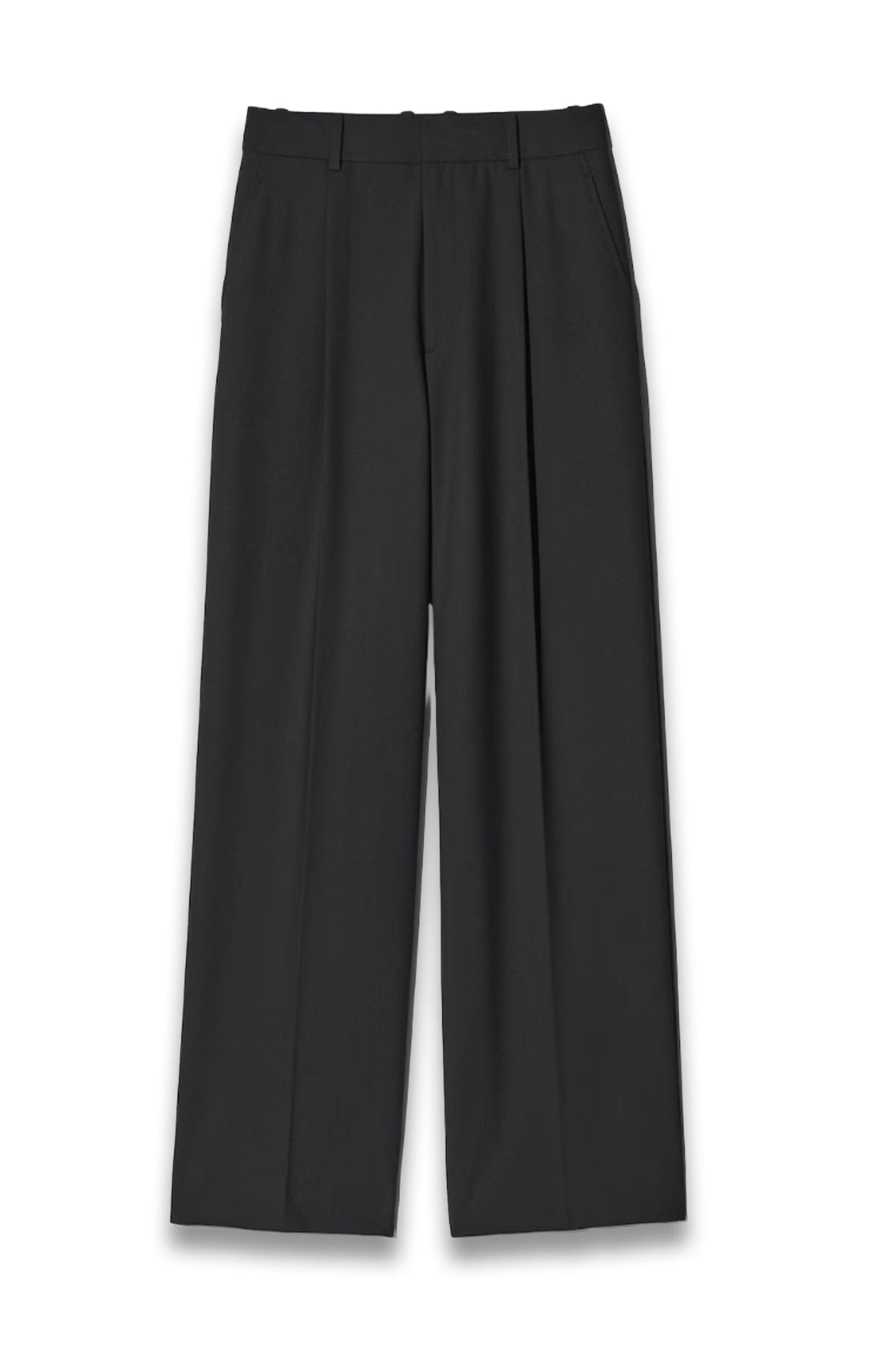 Pleated Wide Trousers (Long)