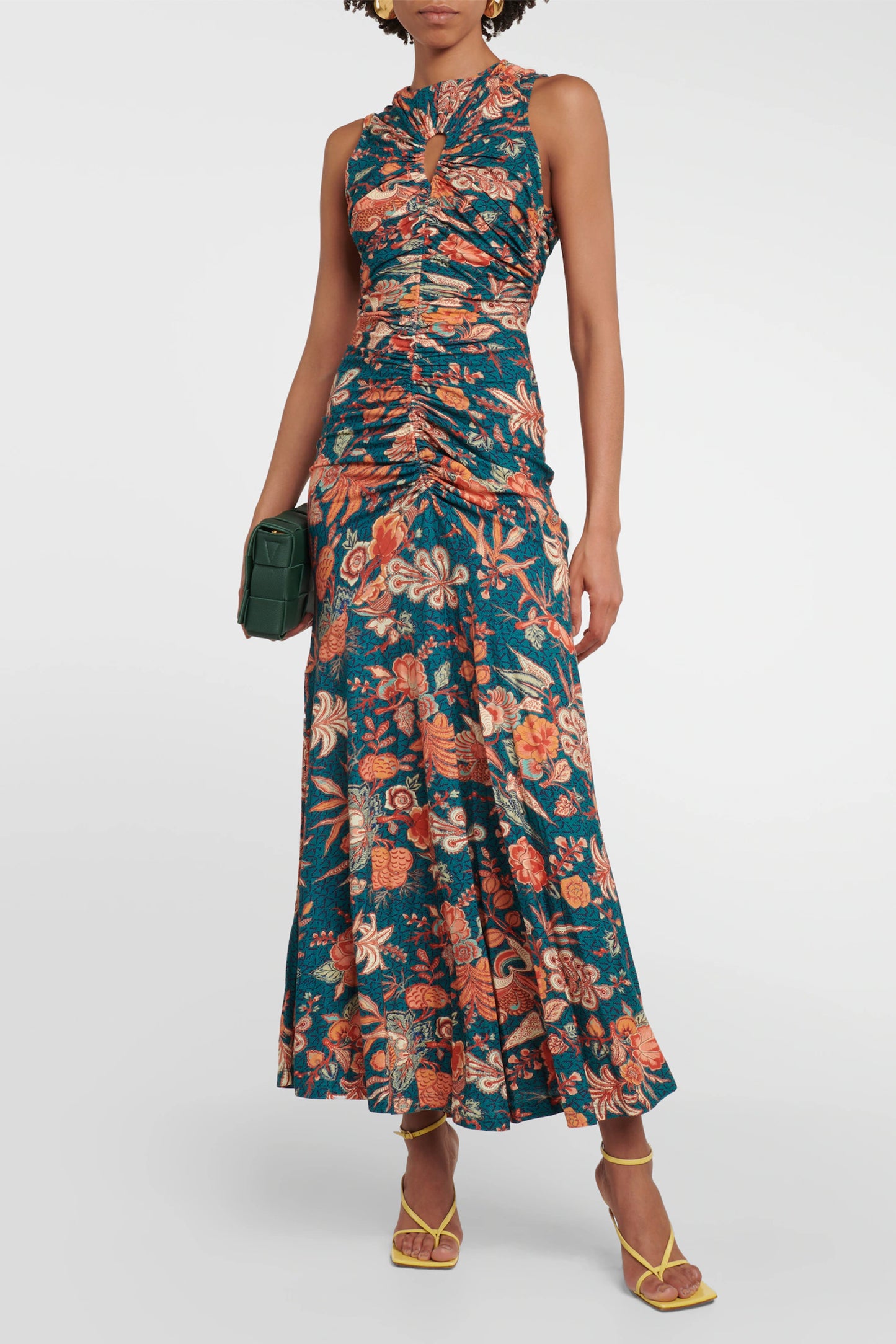 Gwynne Floral Cotton Maxi Dress