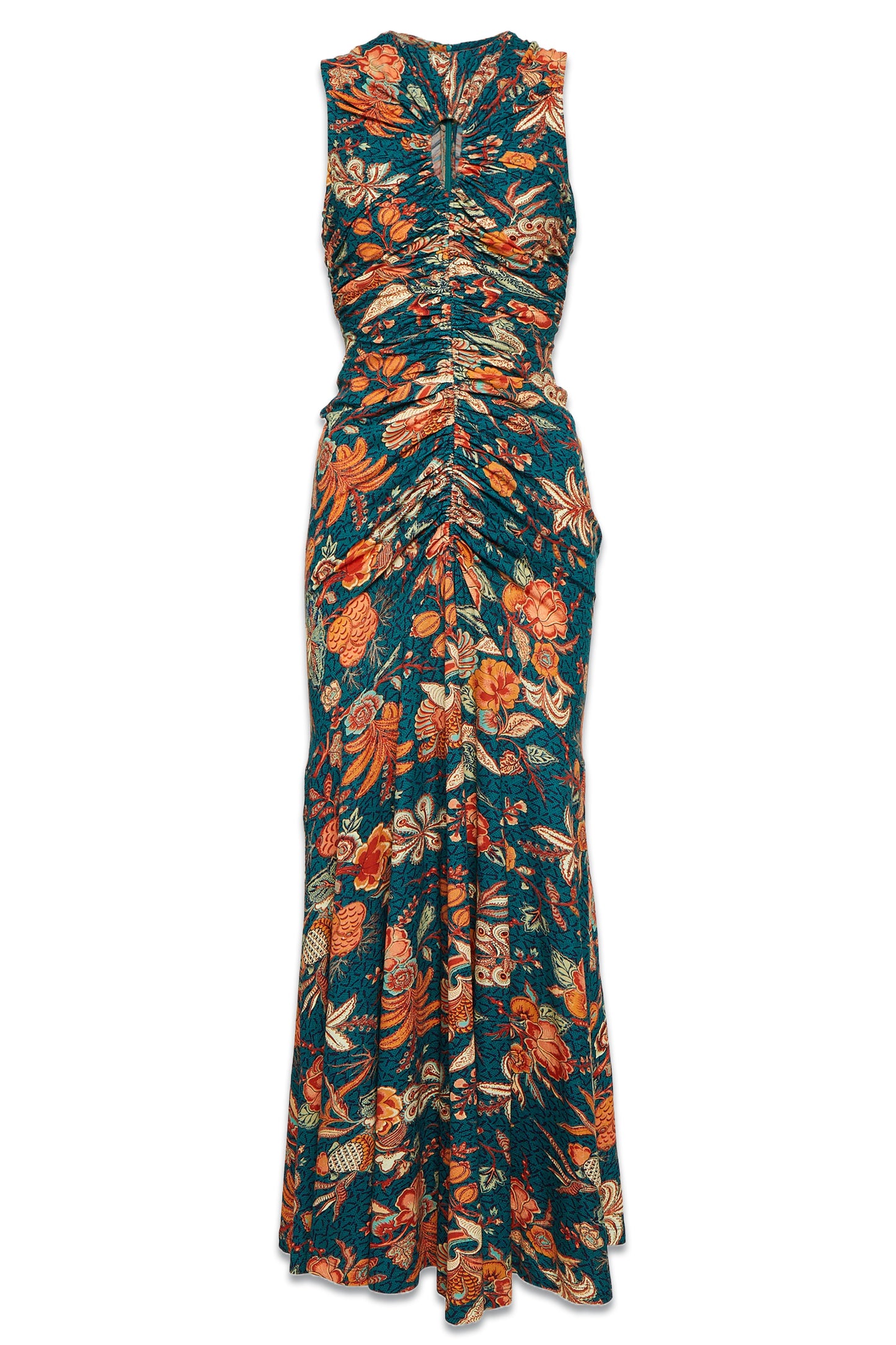Gwynne Floral Cotton Maxi Dress