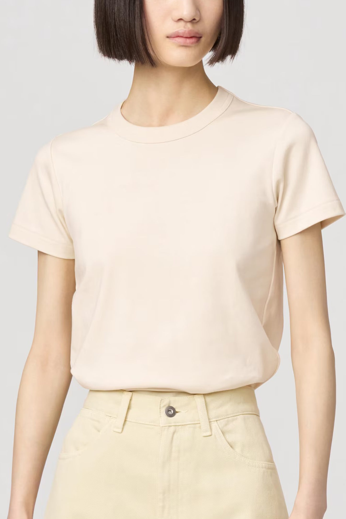Crew Neck Short Sleeved T-Shirt