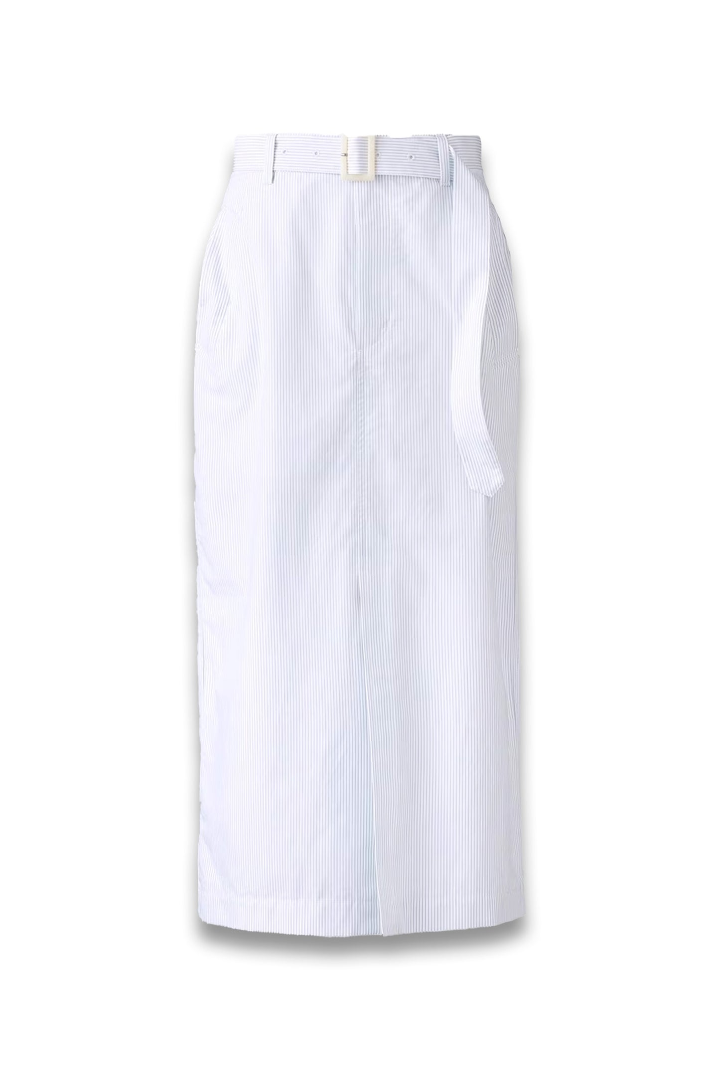 Belted Narrow Skirt