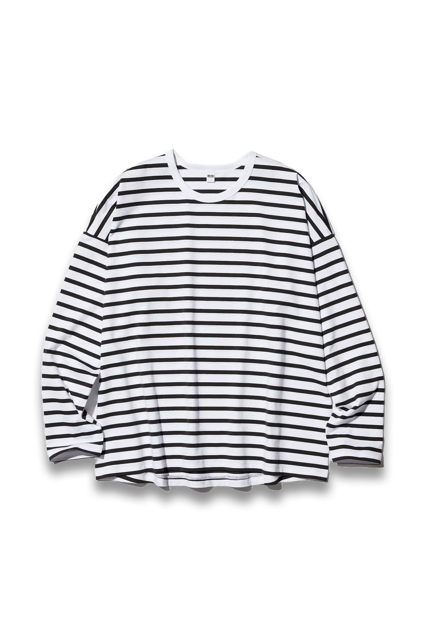 AIRism Cotton T-Shirt, Long Sleeve, Stripe