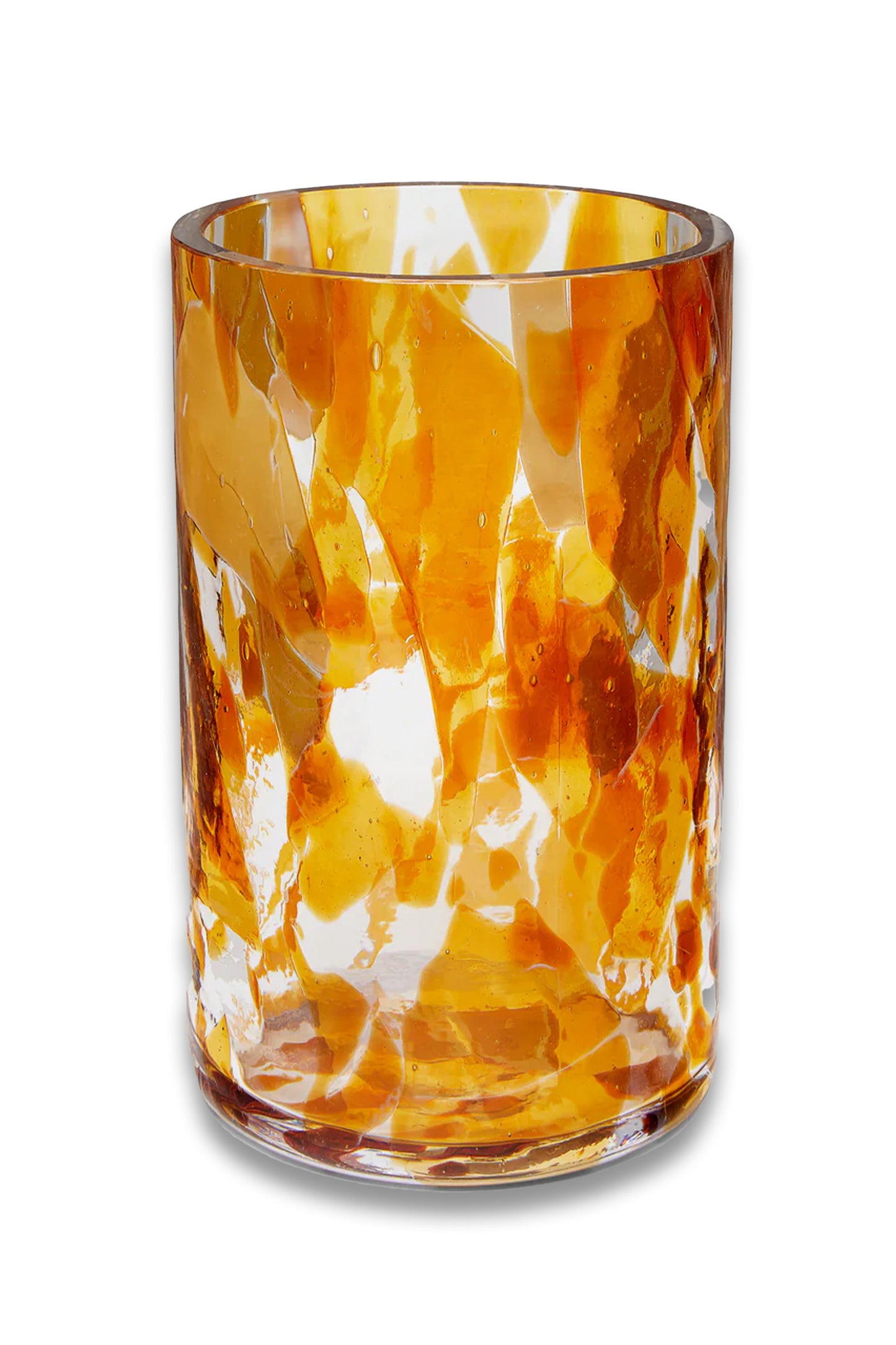Topaz Hand-Blown Murano Glass Vase