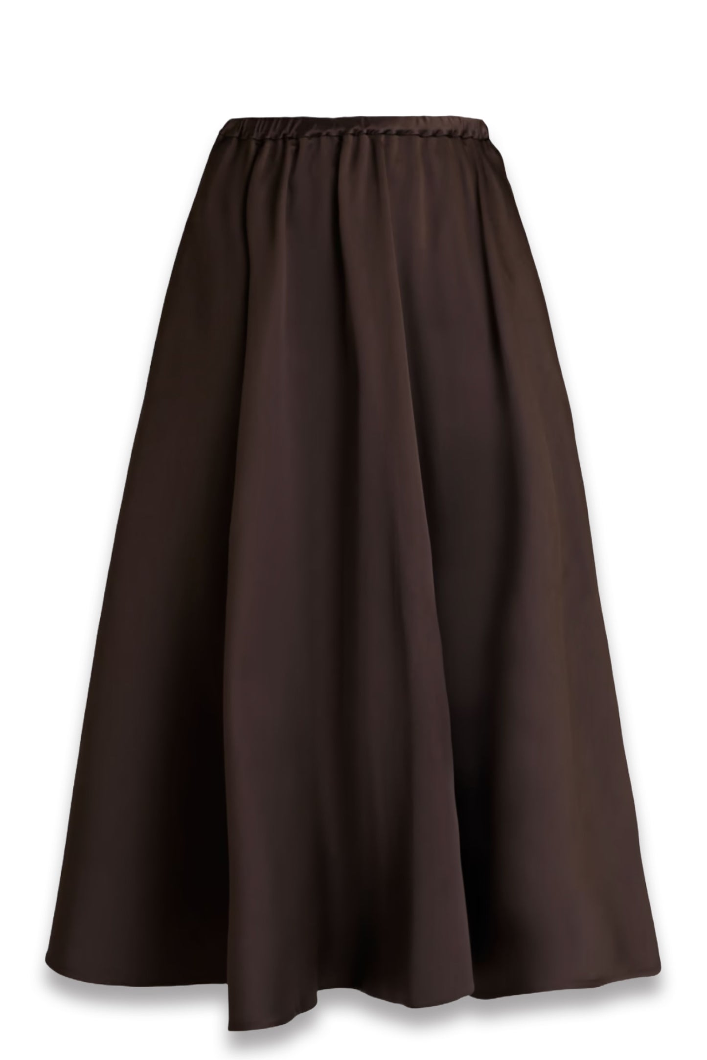 Crepe Midi Skirt