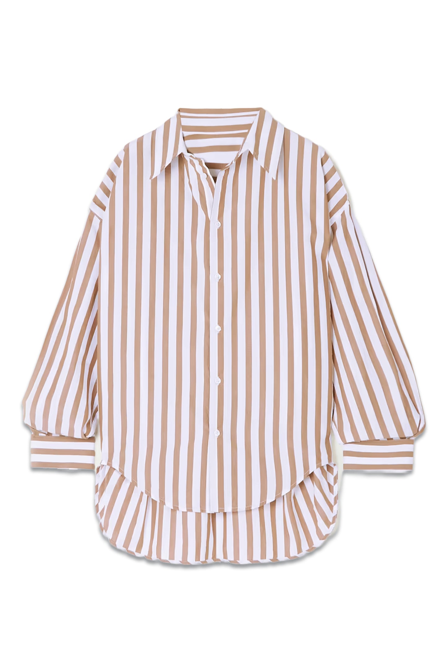 Amy Striped Cotton-poplin Shirt