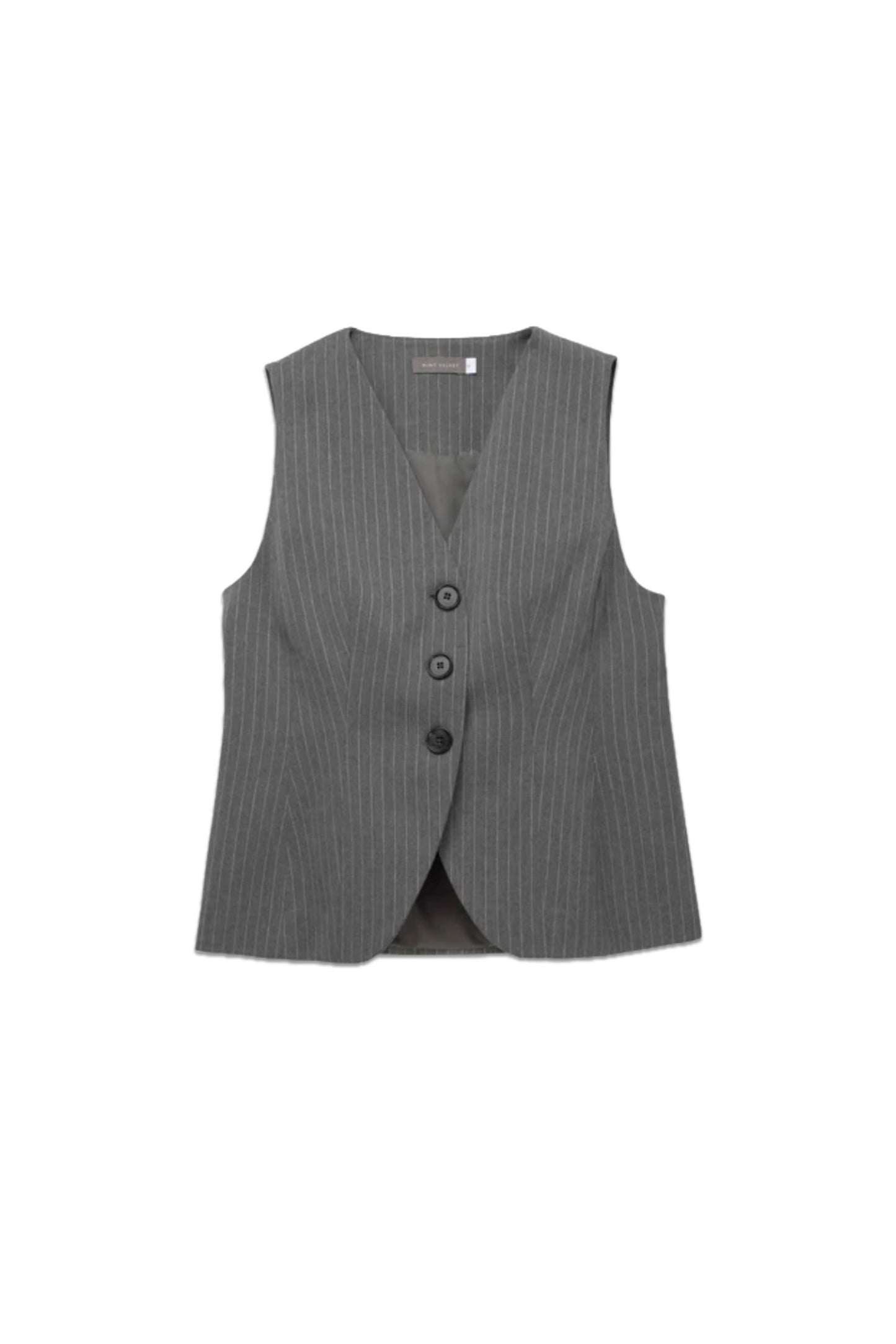 Grey Pinstripe Waistcoat