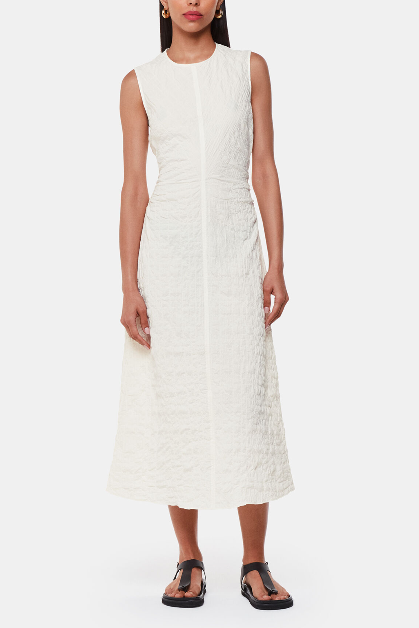 Lori Textured Midi Dress