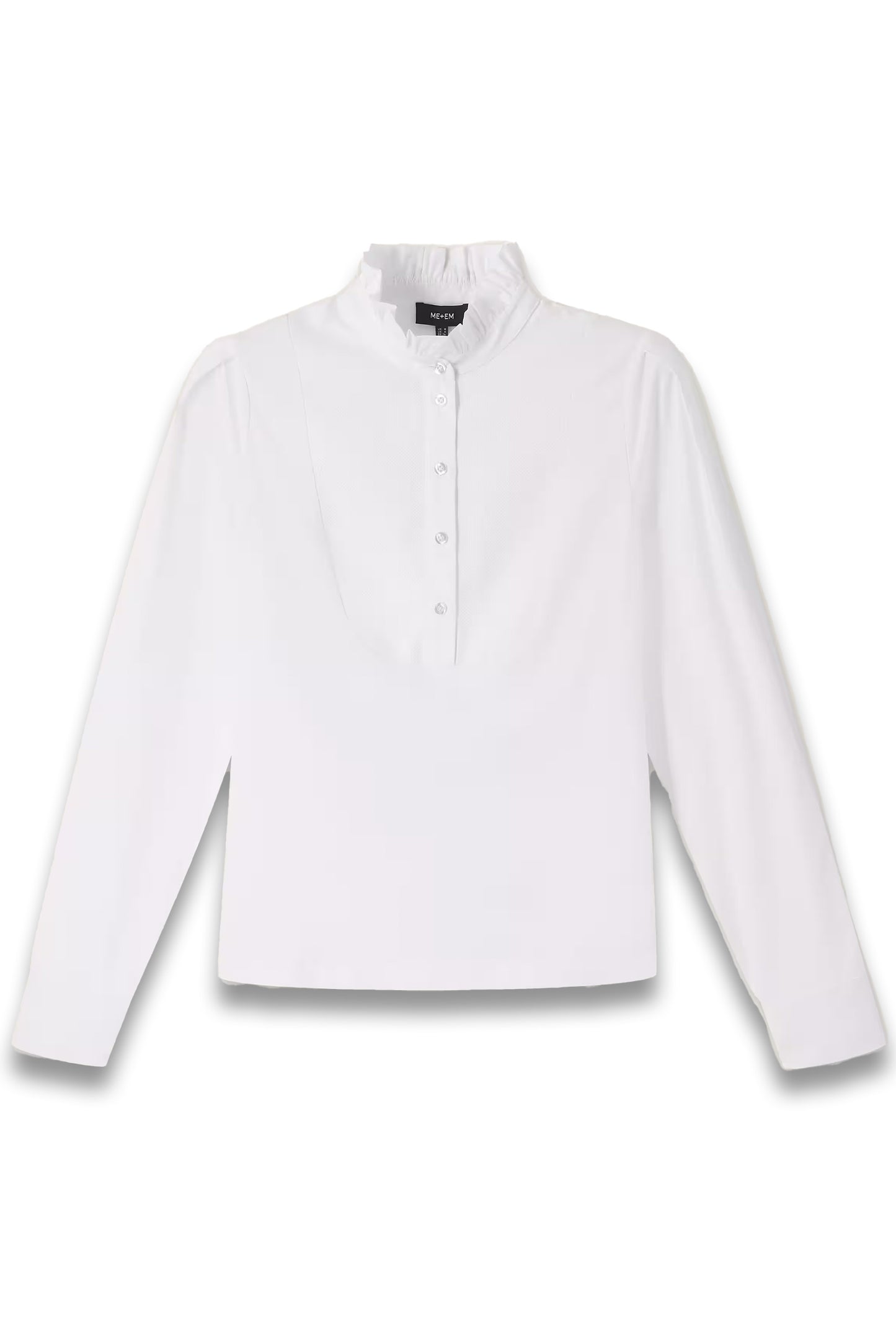 Mixed Media Textured Layering Shirt