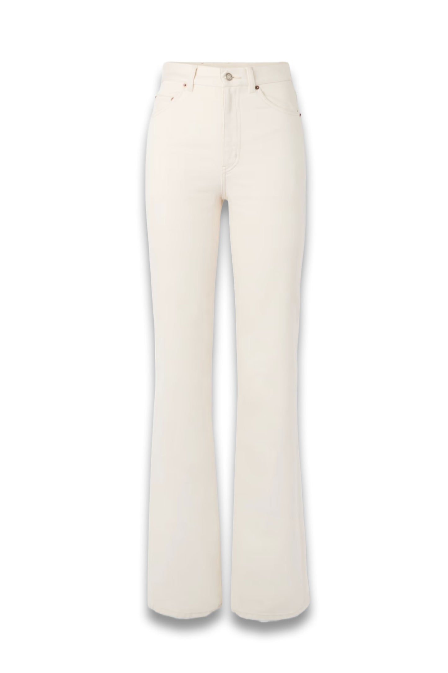 High-rise bootcut jeans