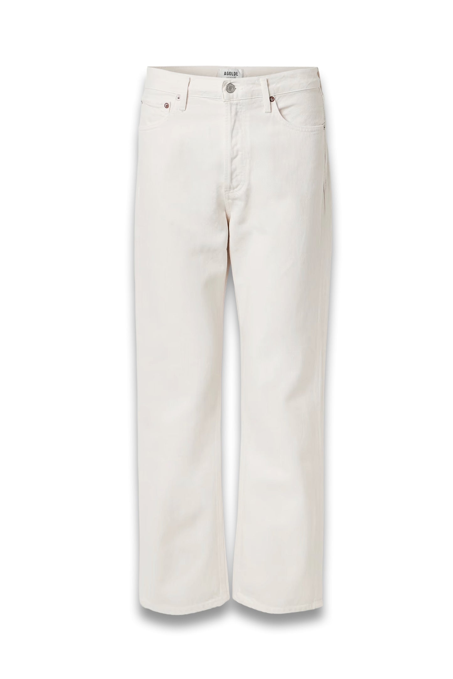 '90s mid-rise straight-leg jeans
