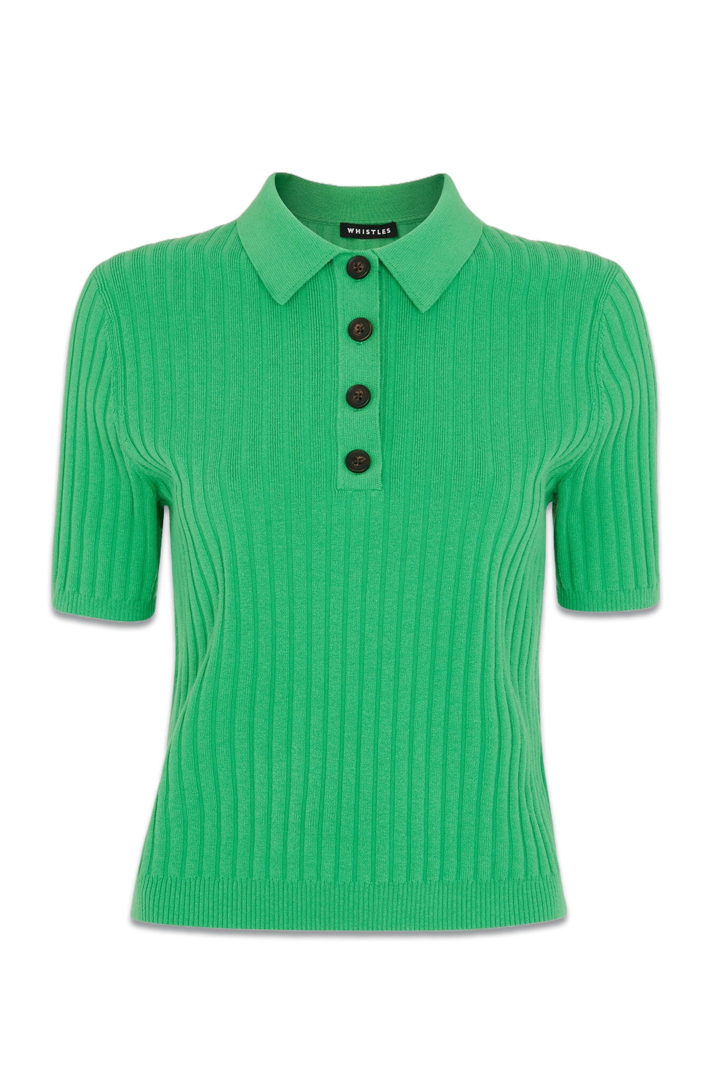 Rib Short Sleeve Polo