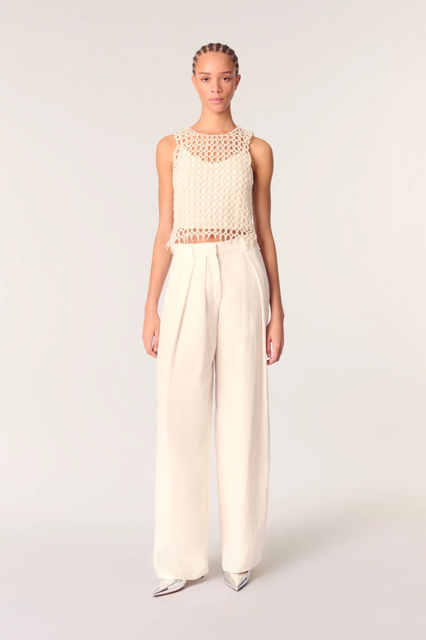 Wide-Leg Suit Trousers
