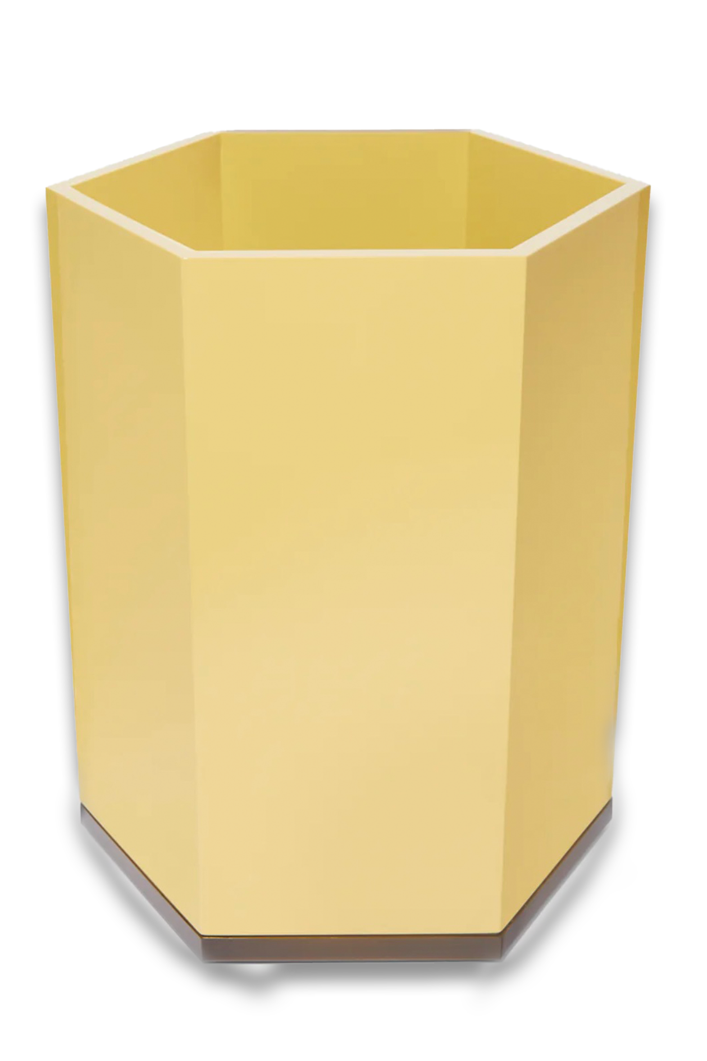 Lacquered Hexagonal Bin