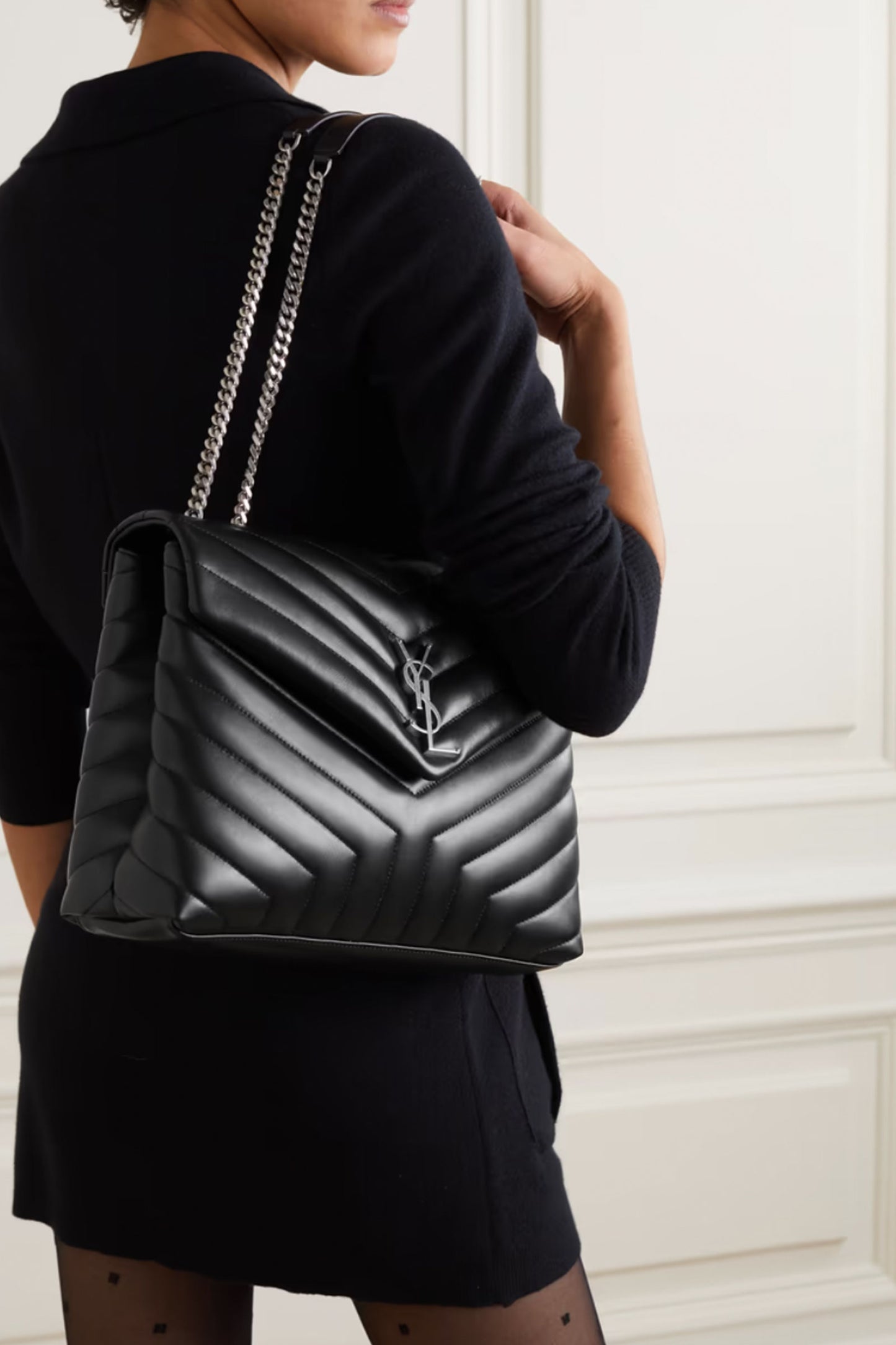 Loulou medium quilted leather shoulder bag