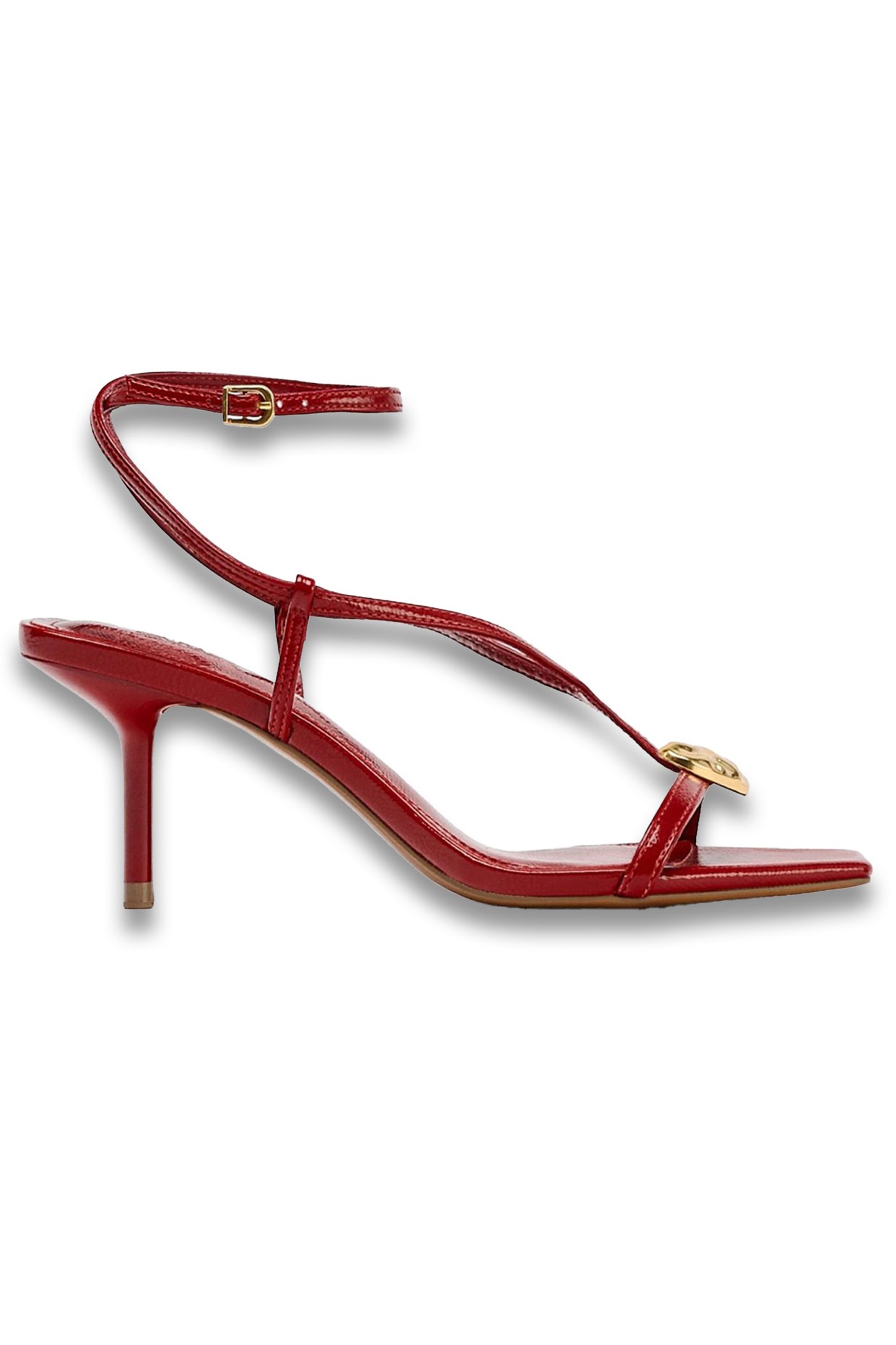 Heeled Sandals With Metal Detail