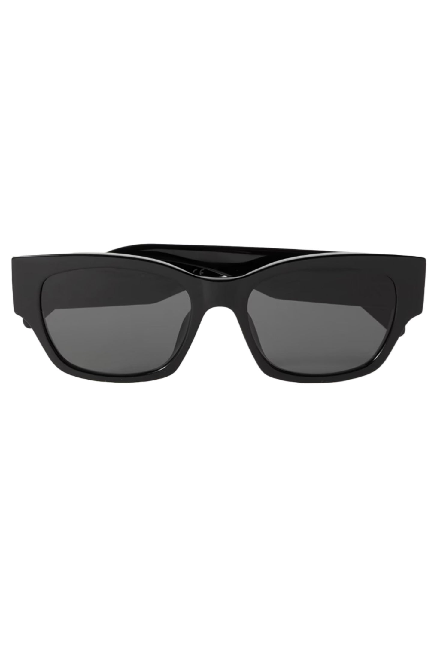 Square-frame Black Acetate Sunglasses